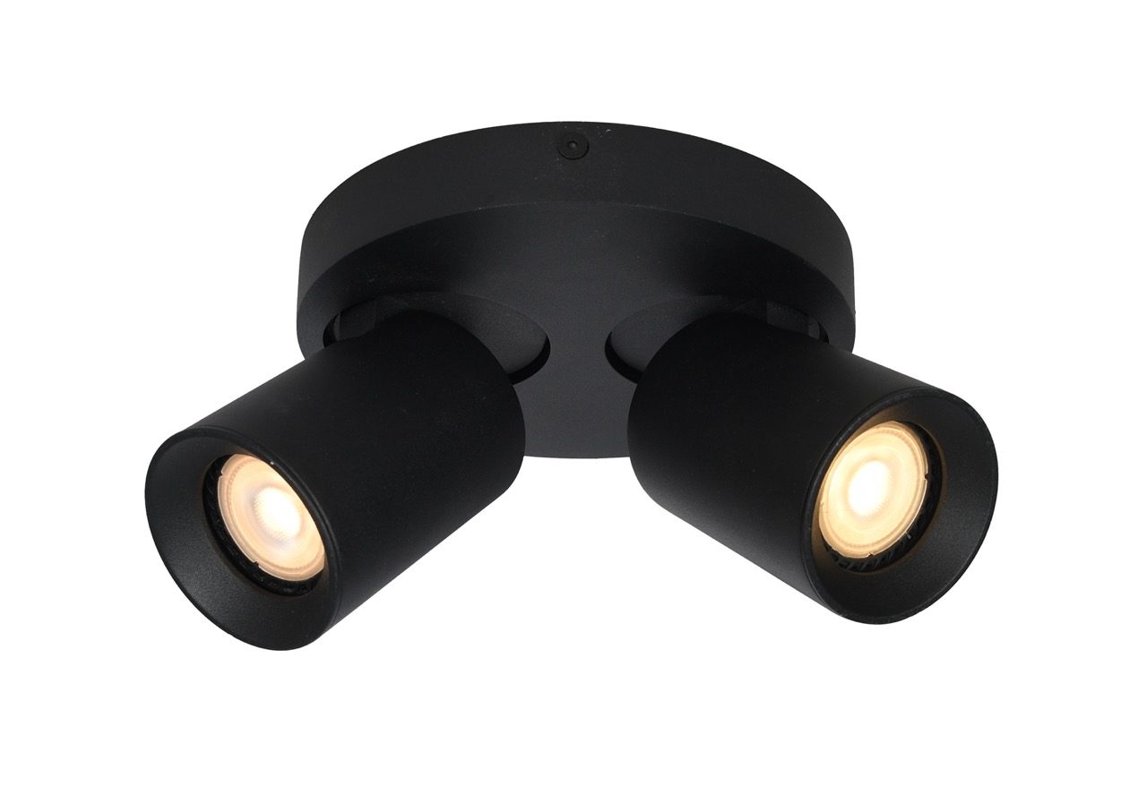 Artdelight Megano Round - spot en saillie - Ø ,3 cm - noir