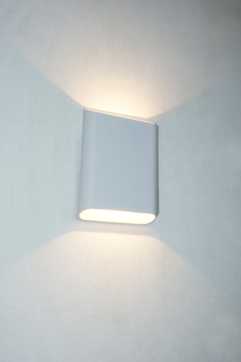 Artdelight Diaz Large - applique murale - ,5 x - W LED inclus - IP65 - blanc