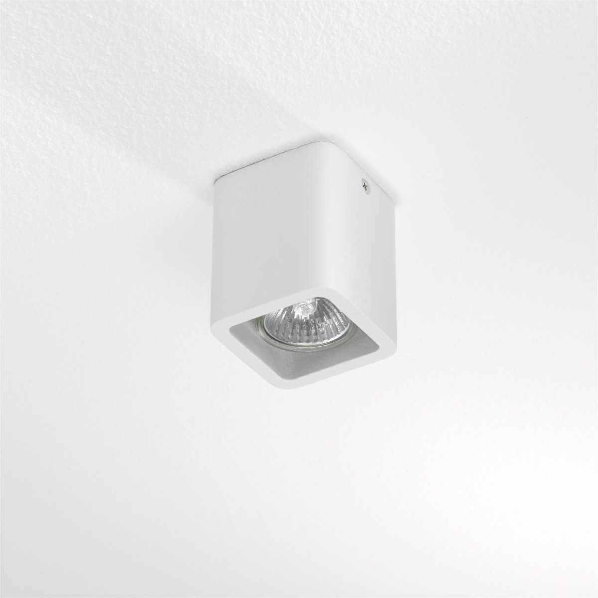 Artdelight Bronx - Spot en saillie 1L - x 8,5 cm - blanc