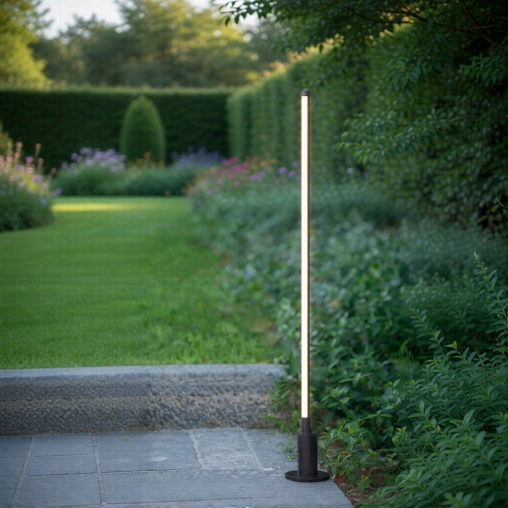 Lucide Lornex - spot de sol sur piquet - Ø 4,9 x - 6W LED inclus - IP54 - noir