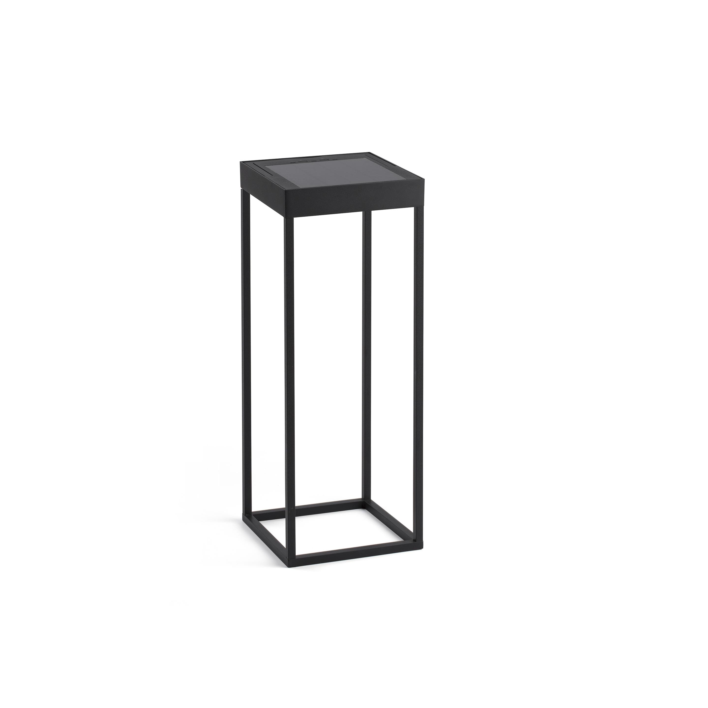 Faro Kasp - lampe solaire portable - 18,4 x 18,4 x - 2W LED inclus - IP65 - noir mat
