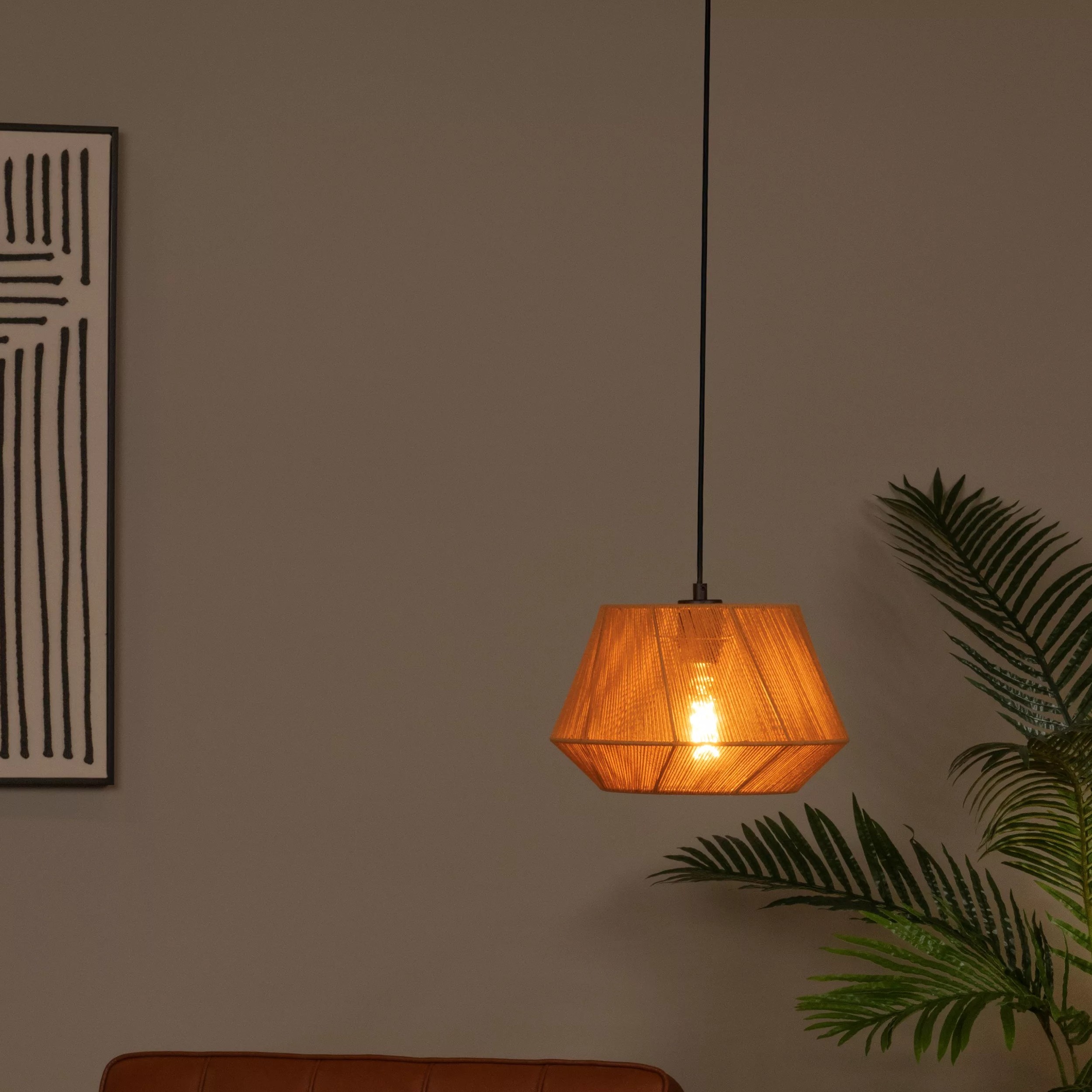 Lucide Jessica - lampe suspendue - Ø ,5 cm - terre cuite