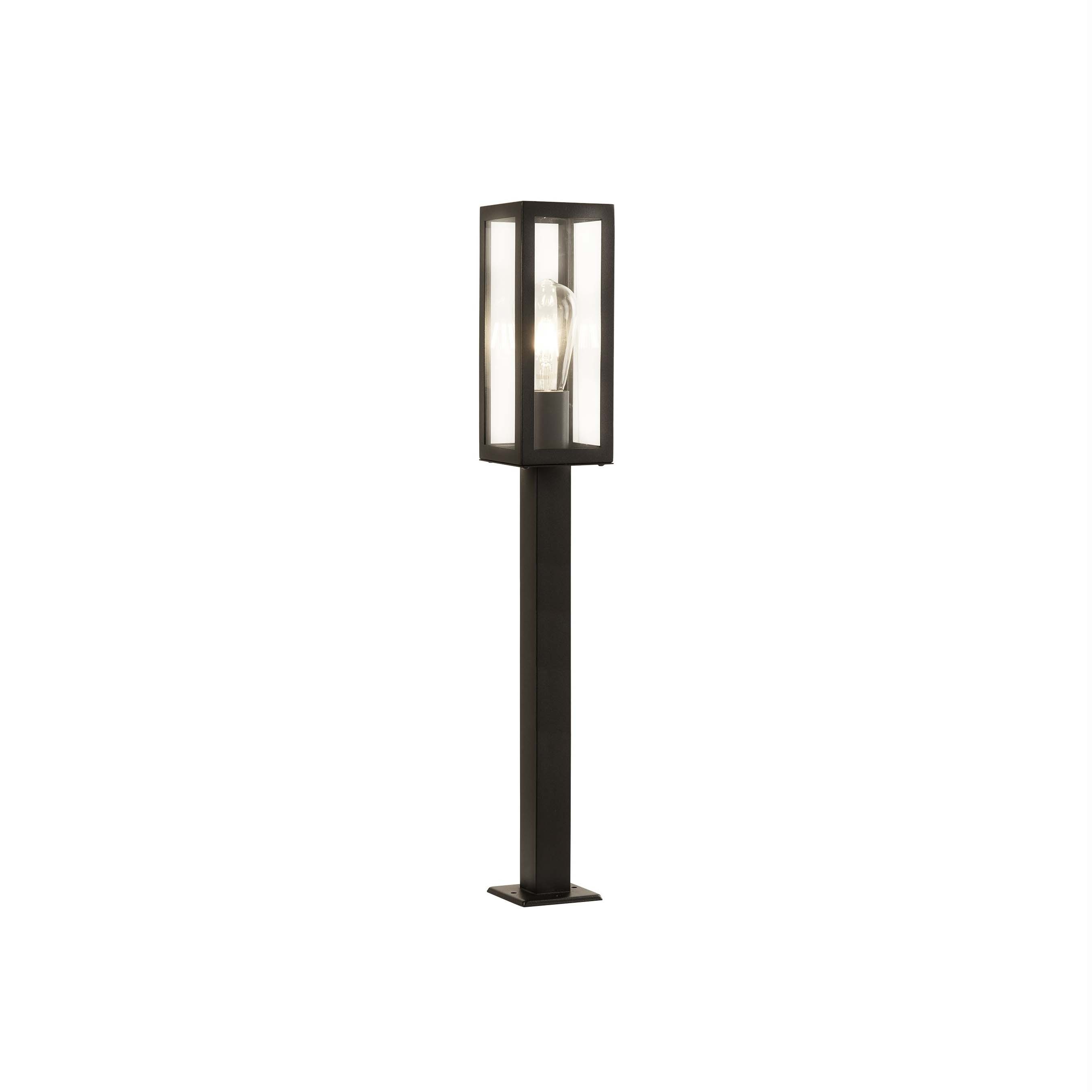Boîte à lumière - poteau de jardin - x - IP44 - noir