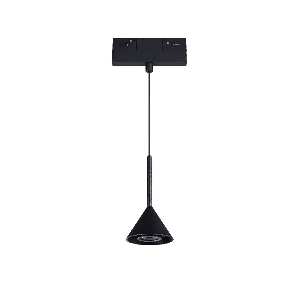 VK Lighting Kona - système de rail magnétique - lampe suspendue - 13,9 x ,2 cm - 6W dimmable LED inclus - noir