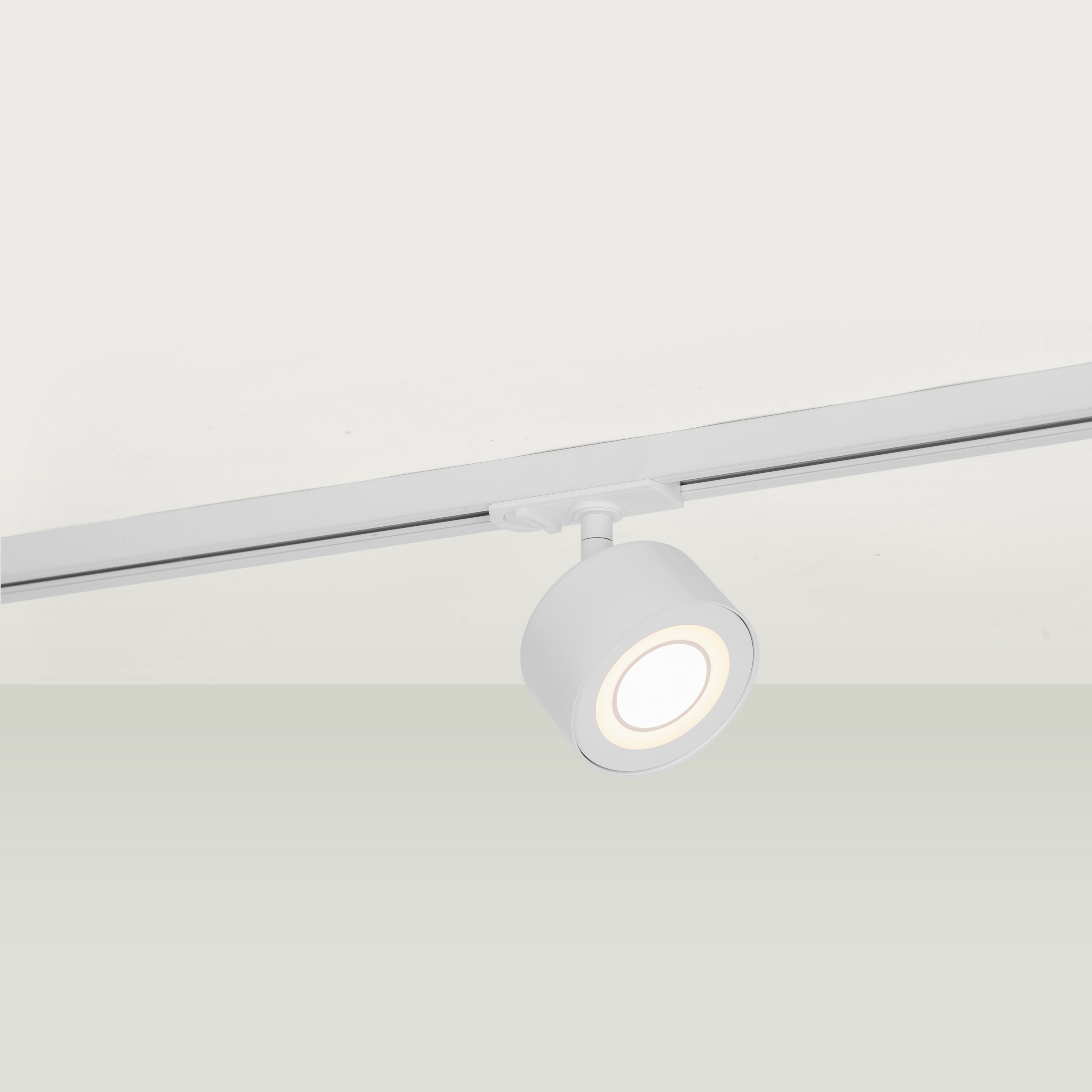 Nordlux Link Clyde - spot sur rail - Ø 8,5 x 10,5 cm - 3 niveaux de gradation - 5W LED inclus - 2700K - blanc