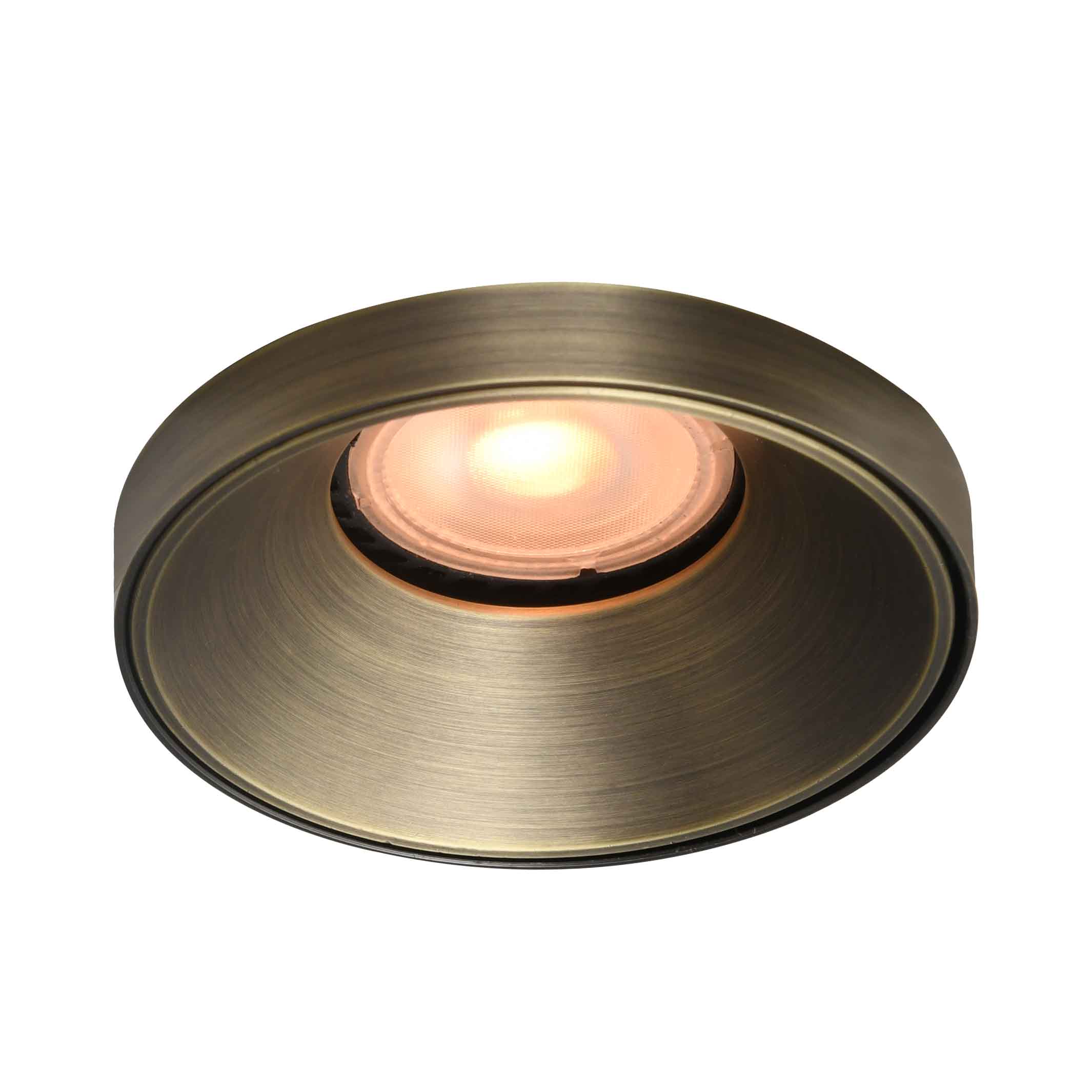 Artdelight Malmo - spot encastré - Ø 85 mm, Ø 75 mm taille d"encastrement - bronze antique