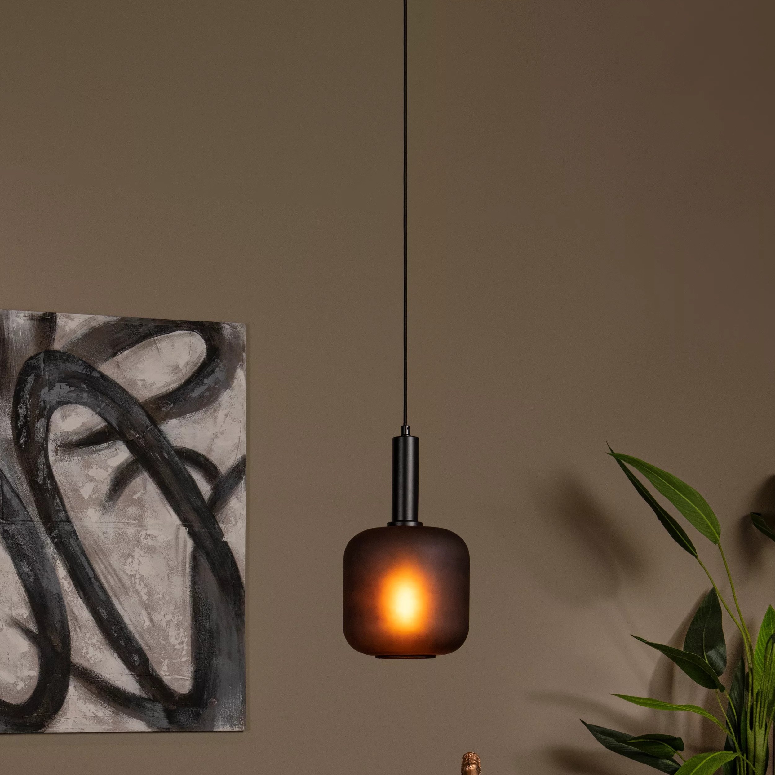 Lucide Eloise - lampe suspendue - Ø cm - noir — vue 3