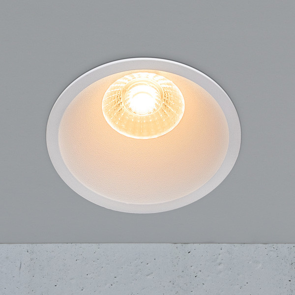 Nordlux Albric - spot encastré - Ø 90 mm, Ø 83 mm encastré - 8W LED dimmable inclus - IP44 - blanc