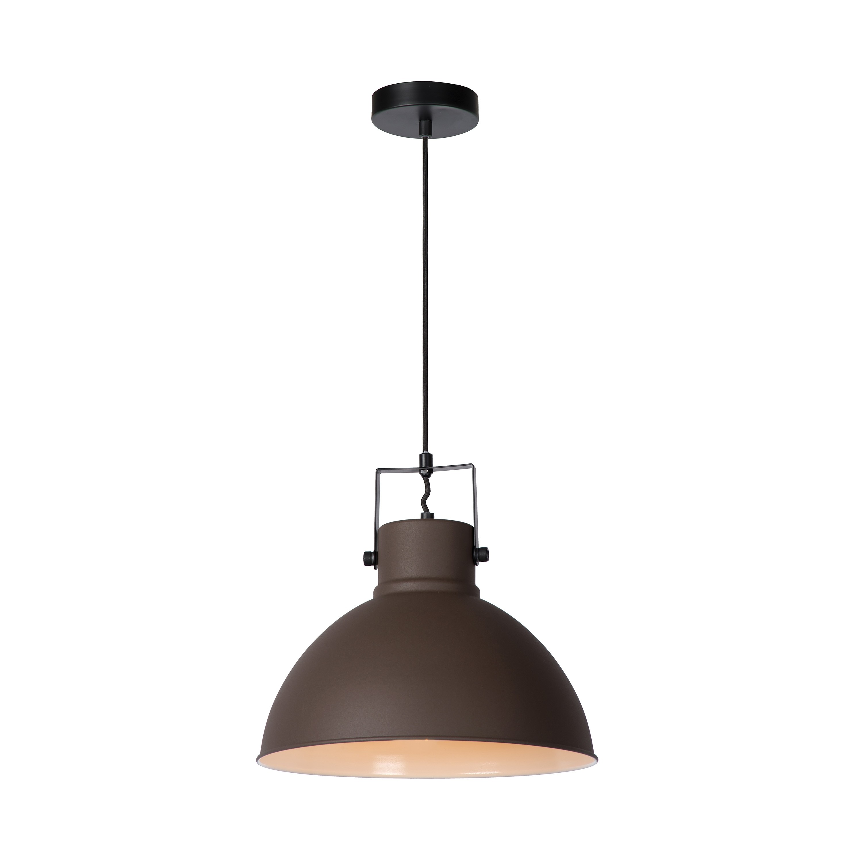 MODÈLE D’EXPOSITION - Lucide Damian - lampe suspendue - Ø cm - brun rouille