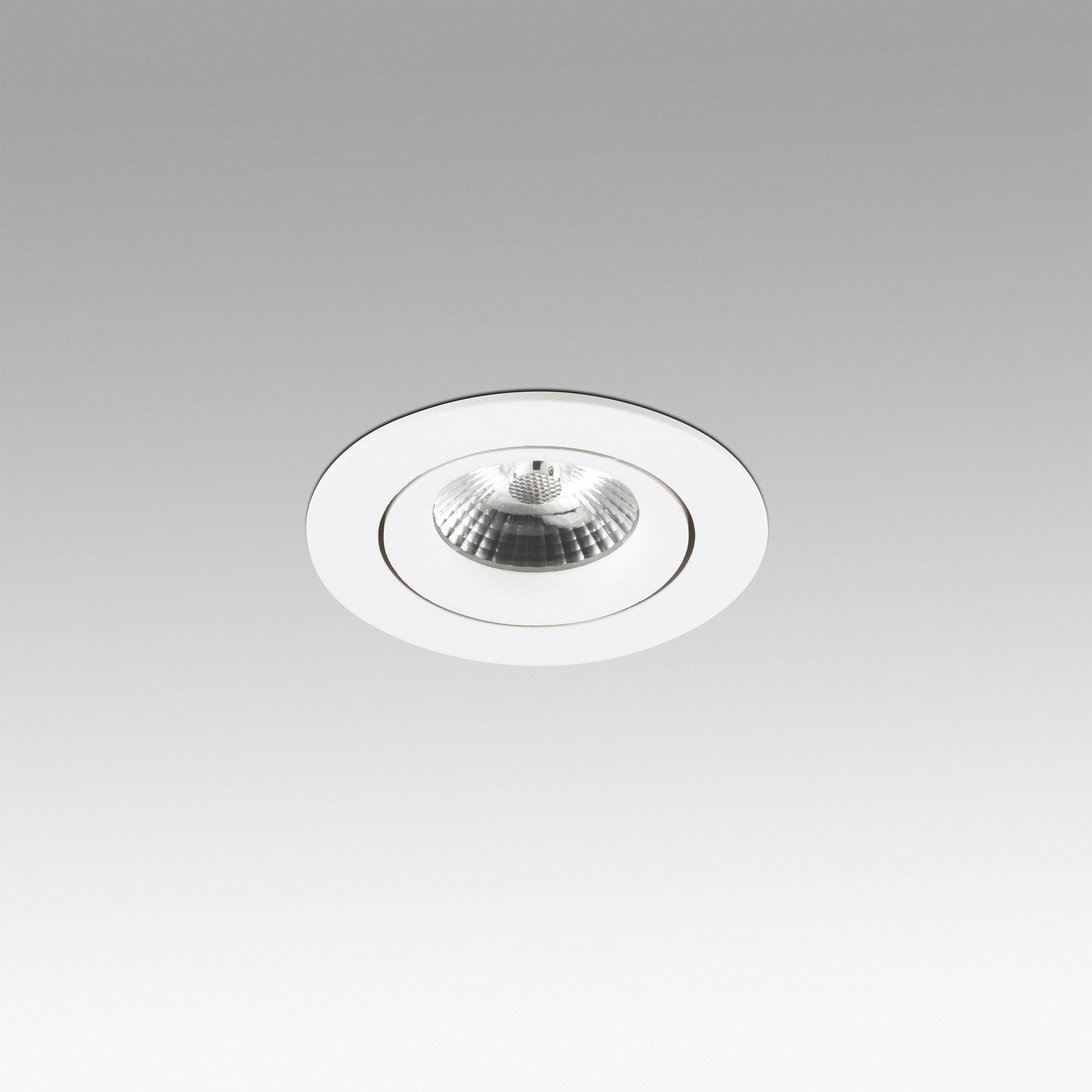 Faro Nais Orientable - spot à encastrer - Ø 70 mm, Ø 76 mm à encastrer - 7W LED inclus - blanc mat