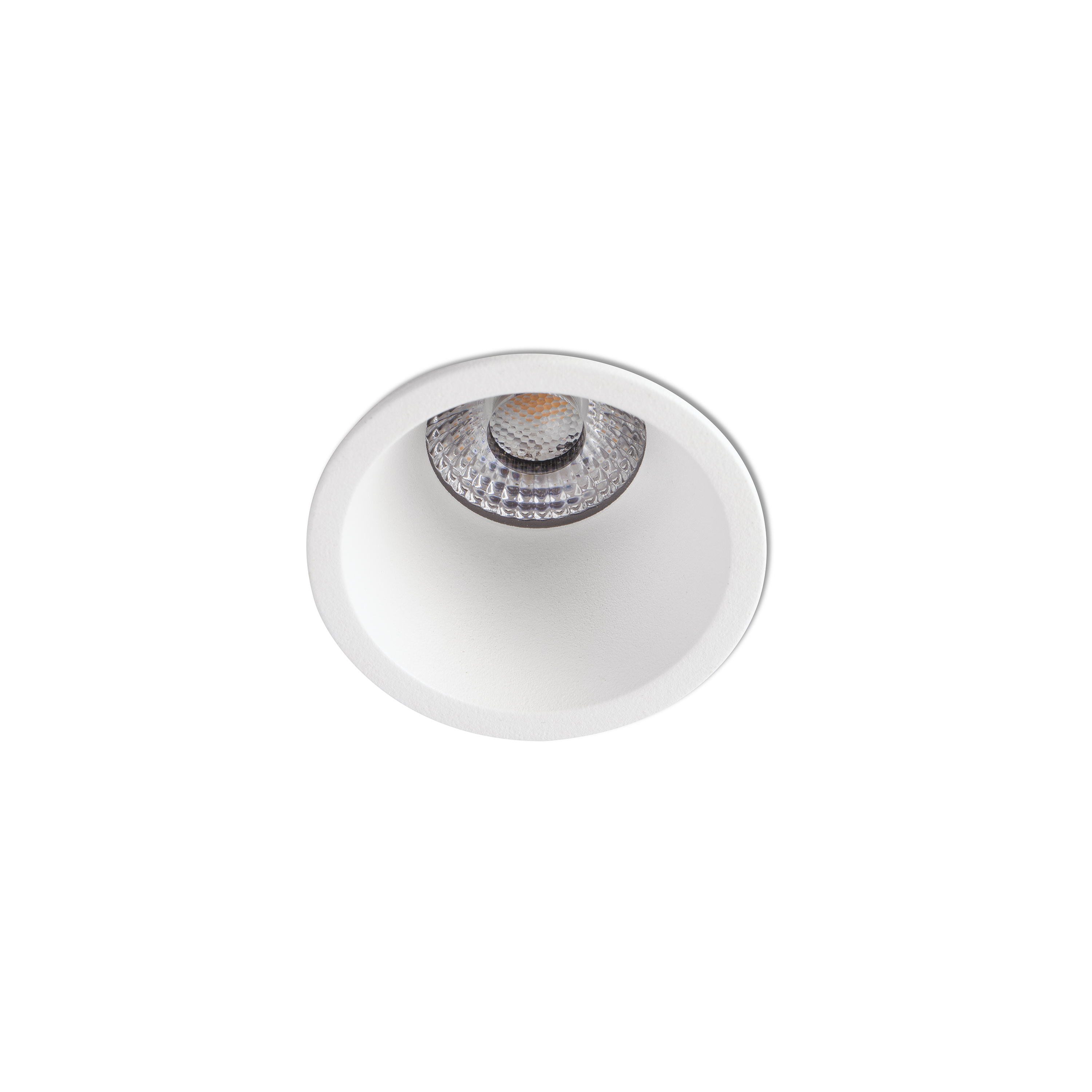 Faro Fox - spot encastré - Ø 50 mm, Ø 40 mm encastré - 7W LED dimmable inclus - blanc mat