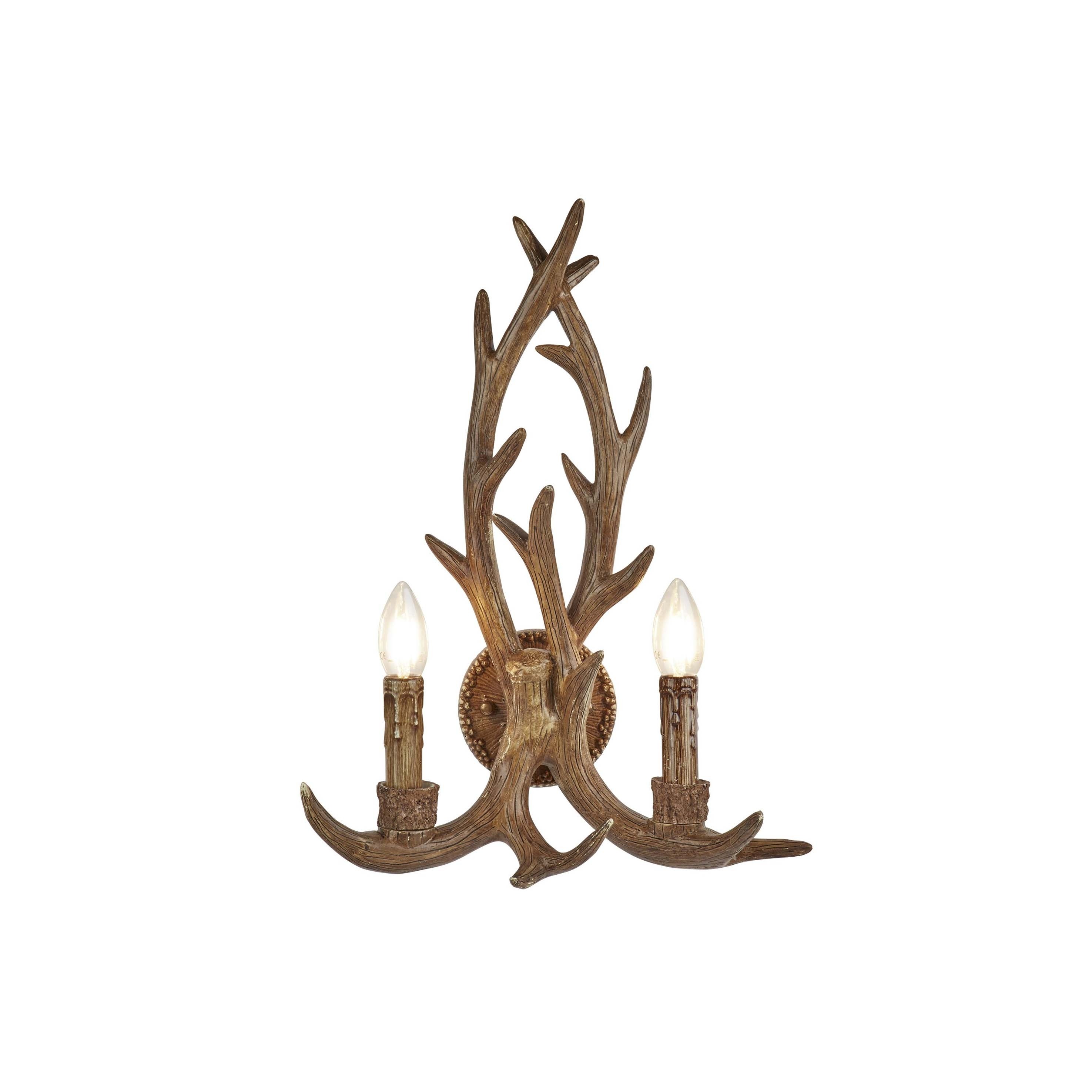 Searchlight Stag - applique murale - cm - brun