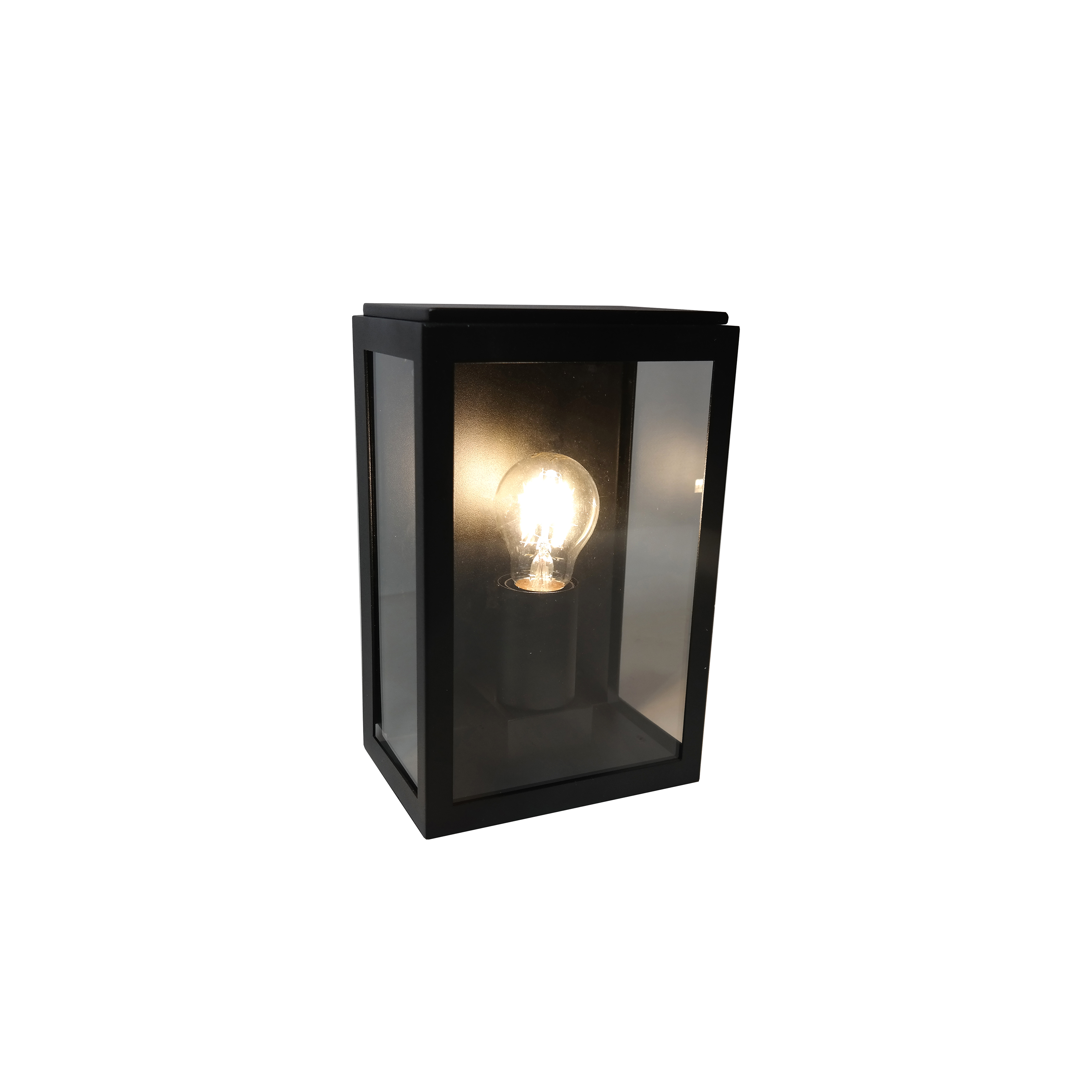 Artdelight Rowin - applique murale - x 25,2 cm - IP44 - noir