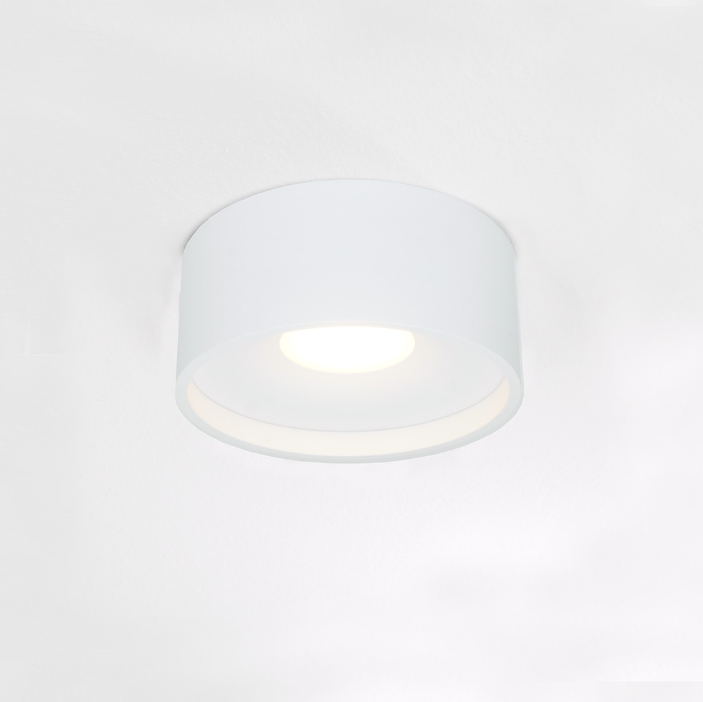 Artdelight Oran - plafonnier - Ø cm - 10W LED dimmable inclus - IP54 - blanc