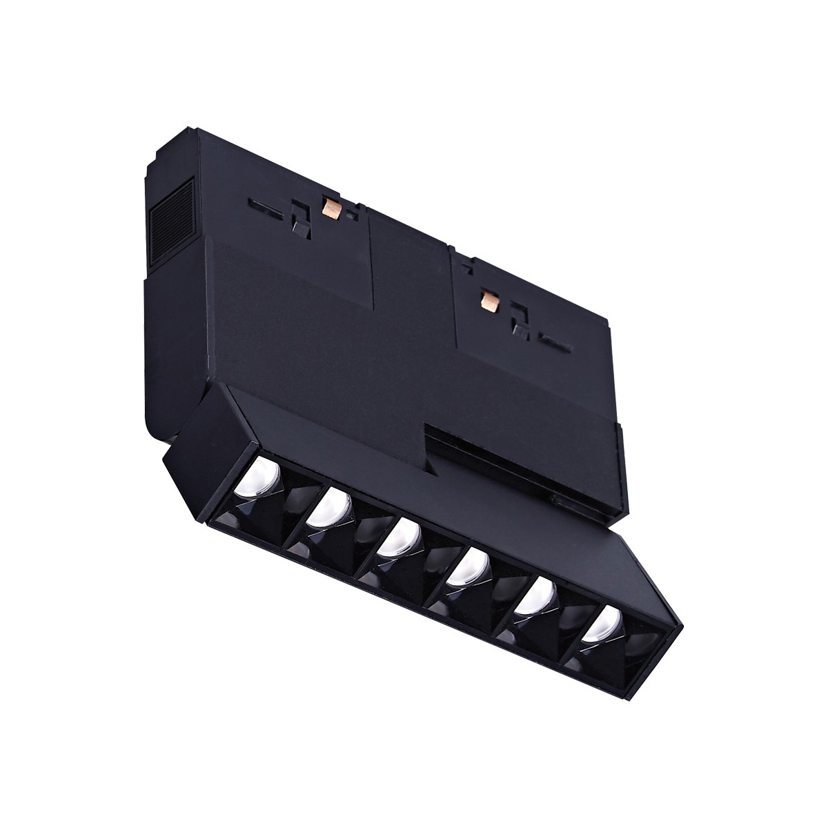 VK Lighting Kona - système de rail magnétique - barre de rail inclinable - 11,2 x ,6 cm - 9W LED dimmable inclus - noir
