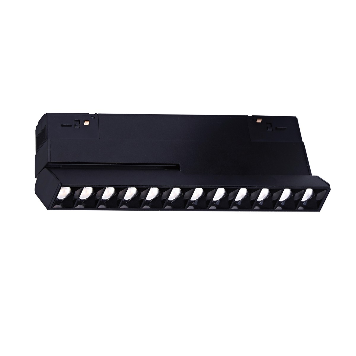 VK Lighting Kona - système de rail magnétique - faisceau de rail inclinable - x 9,6 cm - 17W dimmable LED inclus - noir
