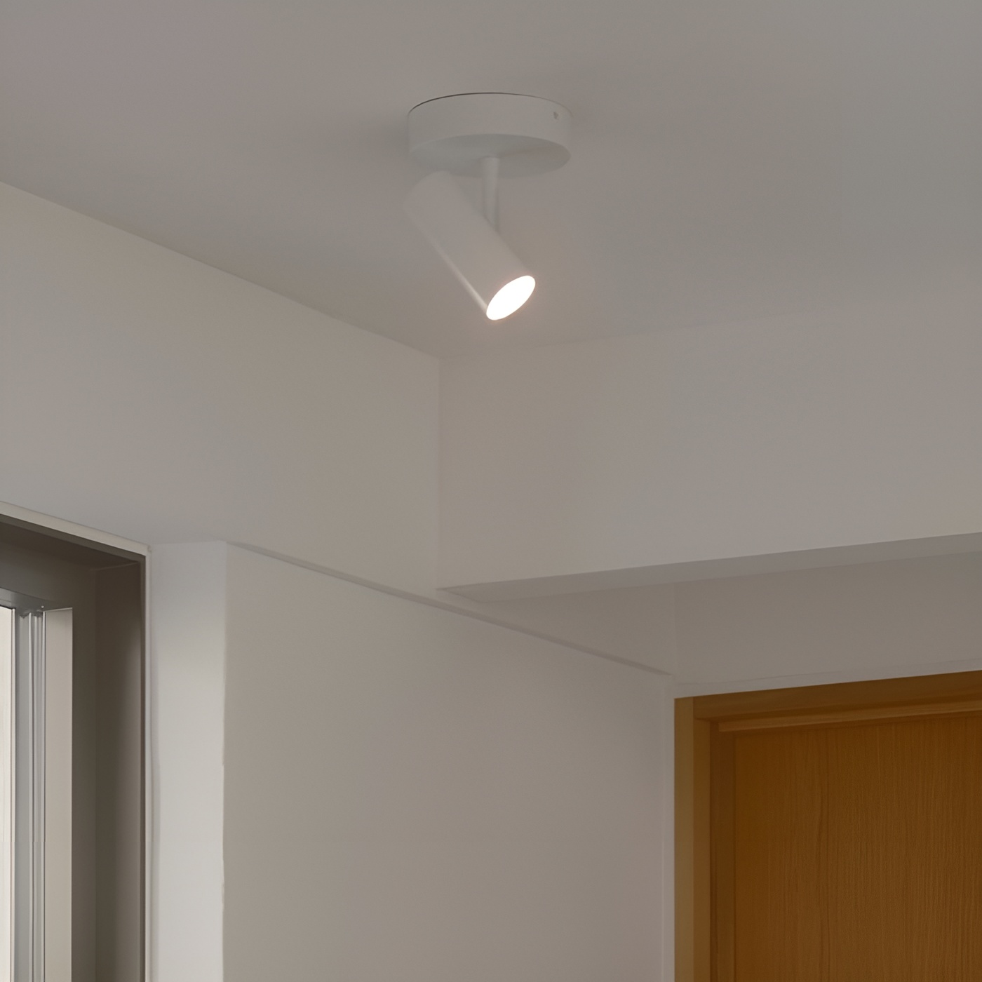 Nordlux Jerome - spot en saillie - Ø 5,5 x 19,5 cm - blanc