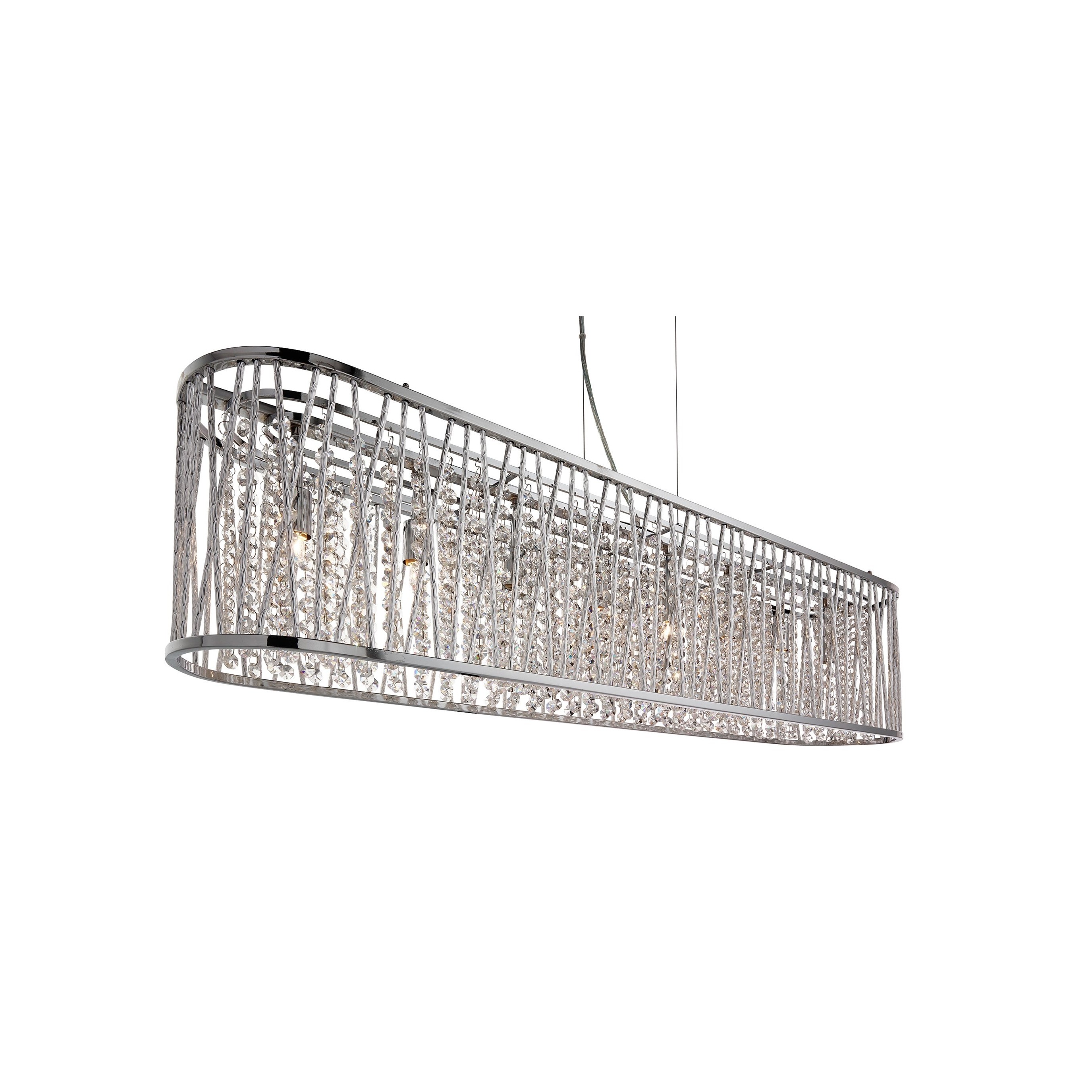 Searchlight Elise - lampe suspendue - x - chrome — vue 3