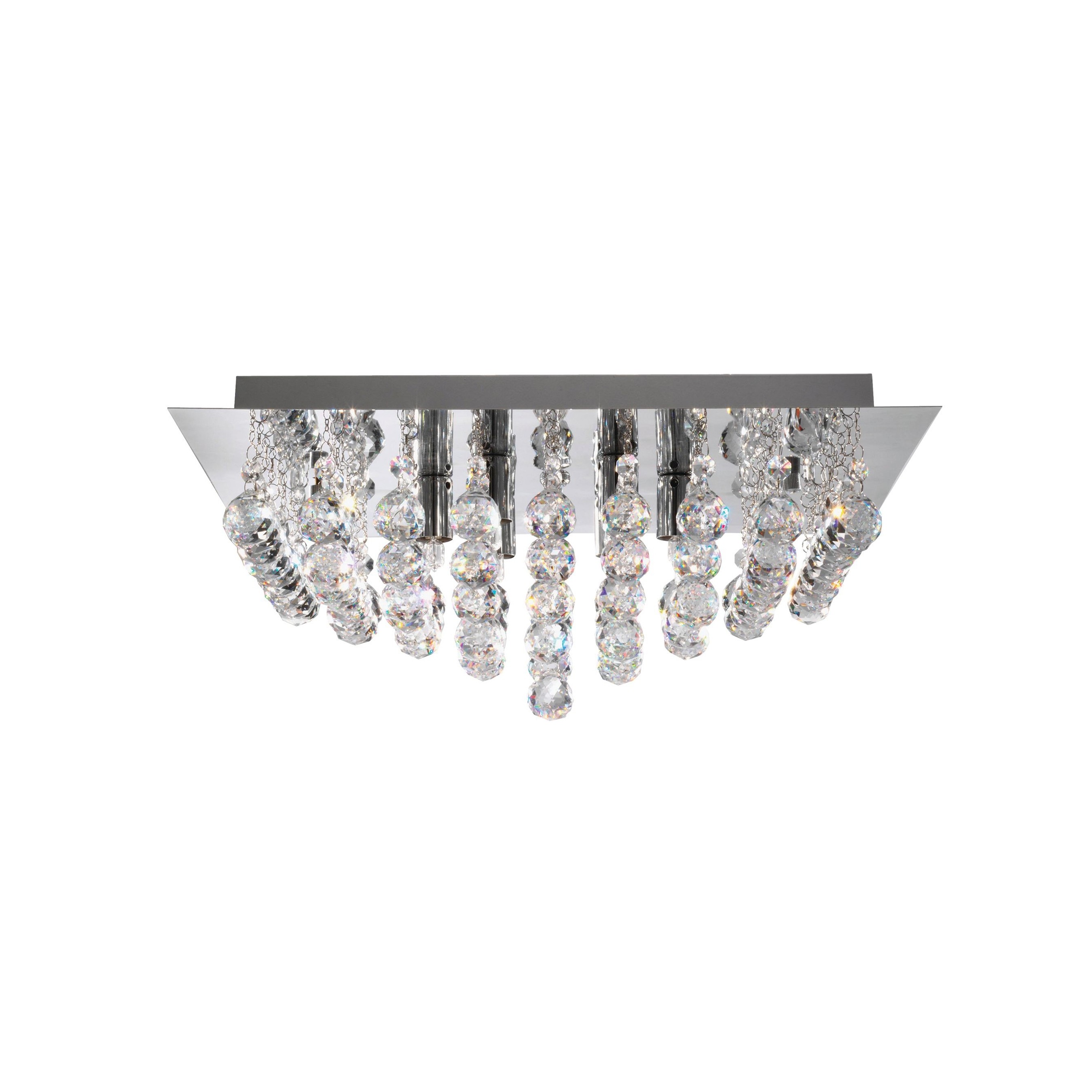 Searchlight Hanna - plafonnier - x - chrome — vue 4