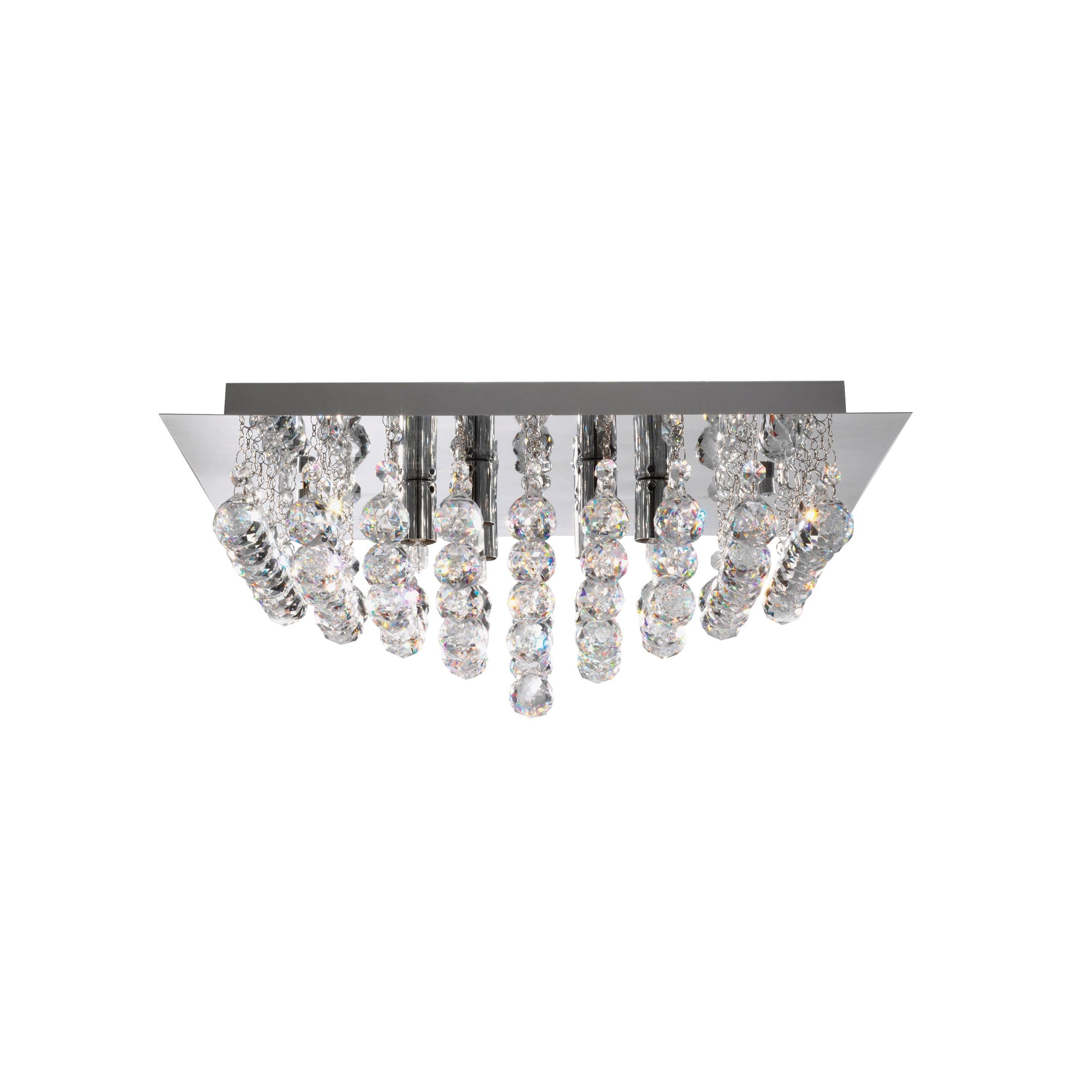 Searchlight Hanna - plafonnier - x - chrome — vue 5