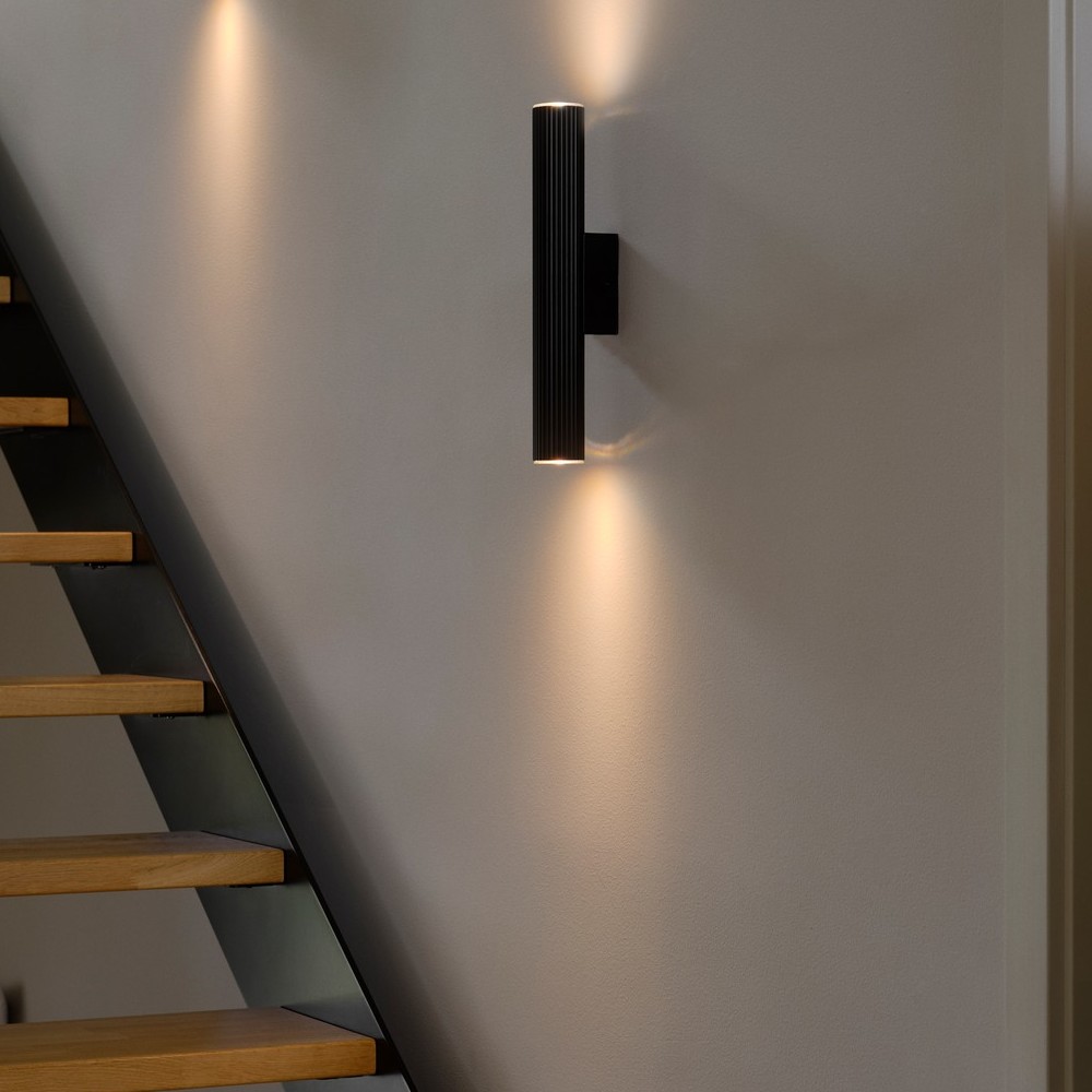 Nordlux Vico long - applique murale - Ø cm - noir