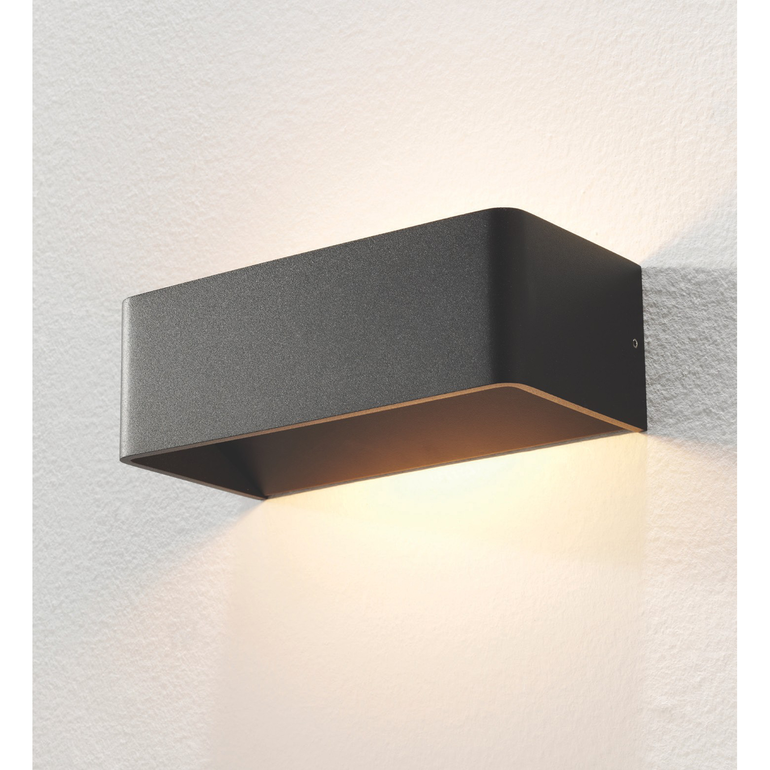 Artdelight Mainz - applique murale - x 7 cm - W LED dimmable inclus - noir
