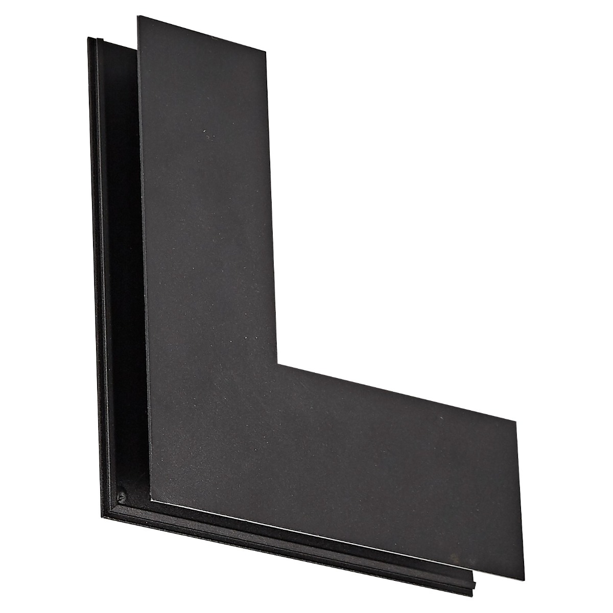 VK Lighting Kona - système de rail magnétique - profilé d"angle externe vertical - ,5 x 17,5 cm - noir