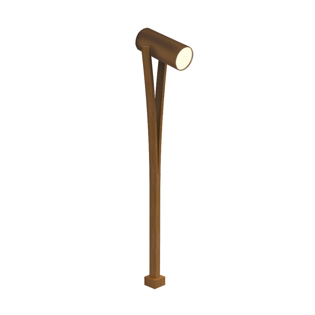 VK Lighting Stili - lampe de jardin - 7,5 x 19,4 x - 10W LED inclus - brun
