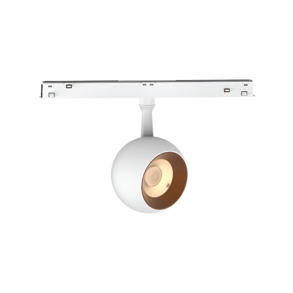VK Lighting Eiva - système de rail magnétique - barre de rail - Ø 7,5 x - 12W LED inclus - Dimmable DALI - blanc
