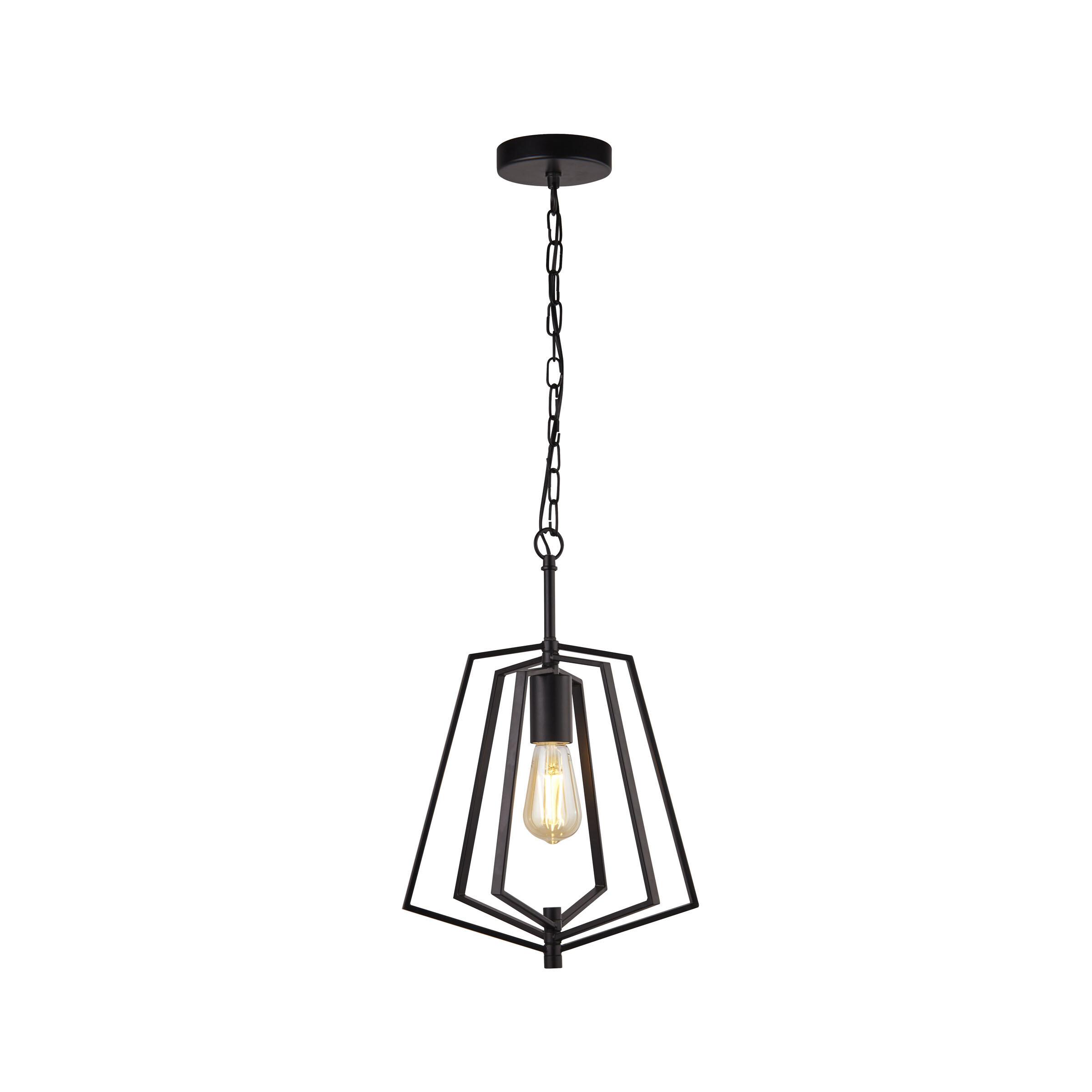 Searchlight Slinky - lampe suspendue - x - noir mat