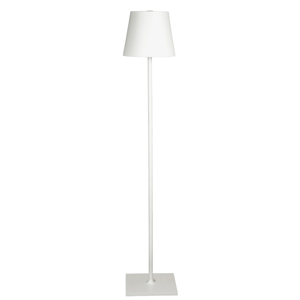 VK Lighting Colum - lampadaire d"extérieur avec prise - Ø cm - IP54 - blanc