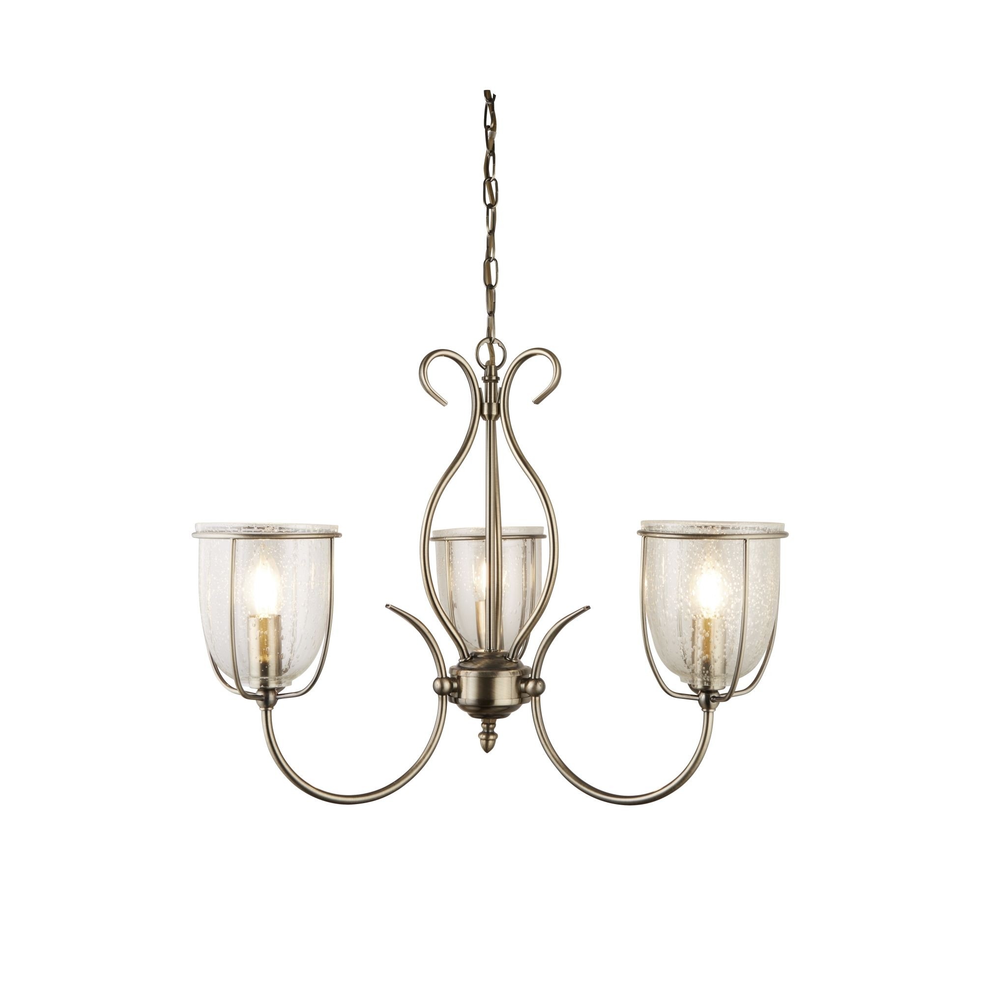 Searchlight Silhouette - lustre - Ø cm - laiton antique — vue 3
