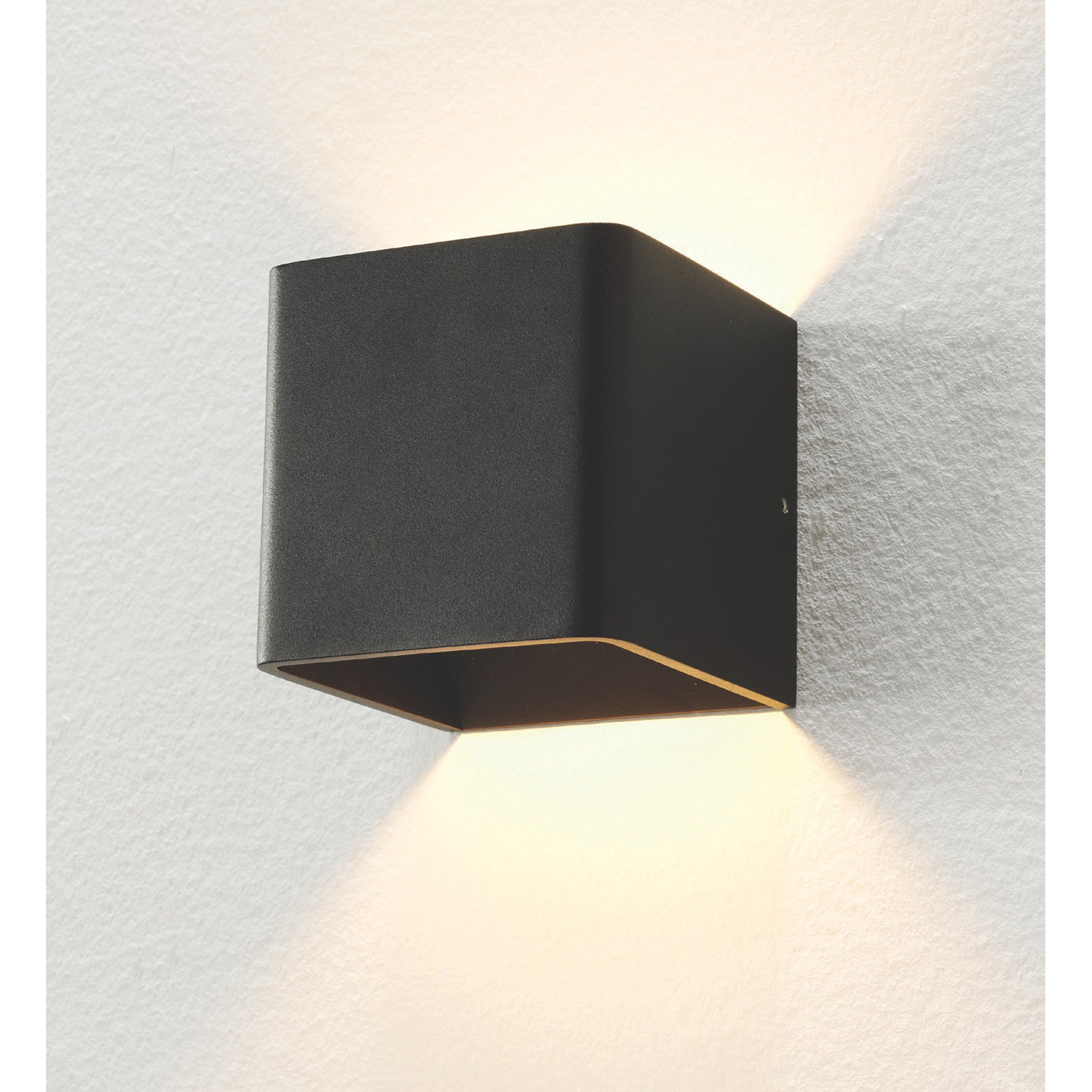 Artdelight Fulda - applique murale - x - 6W LED dimmable inclus - noir