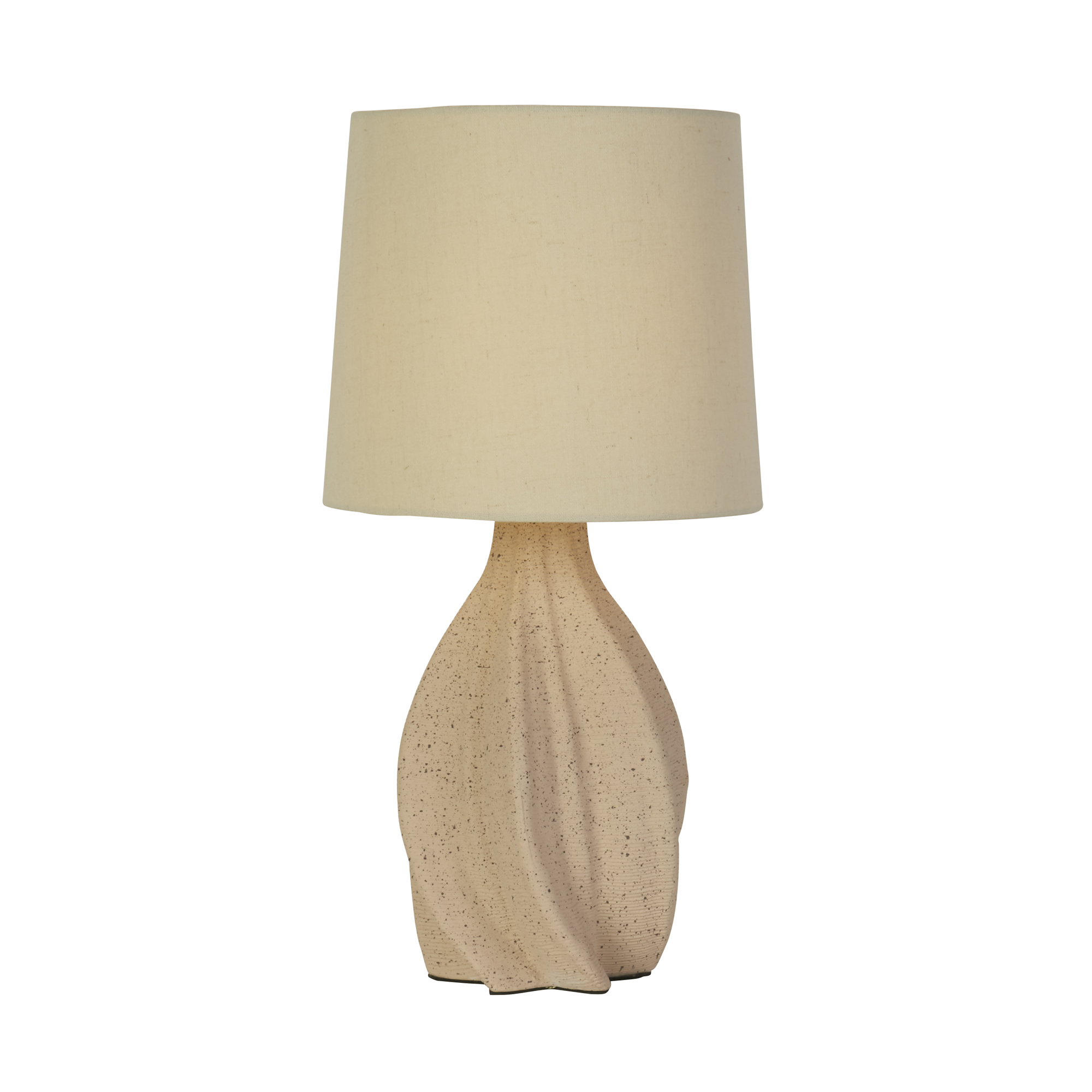 Searchlight Twist - lampe à poser - Ø cm - beige