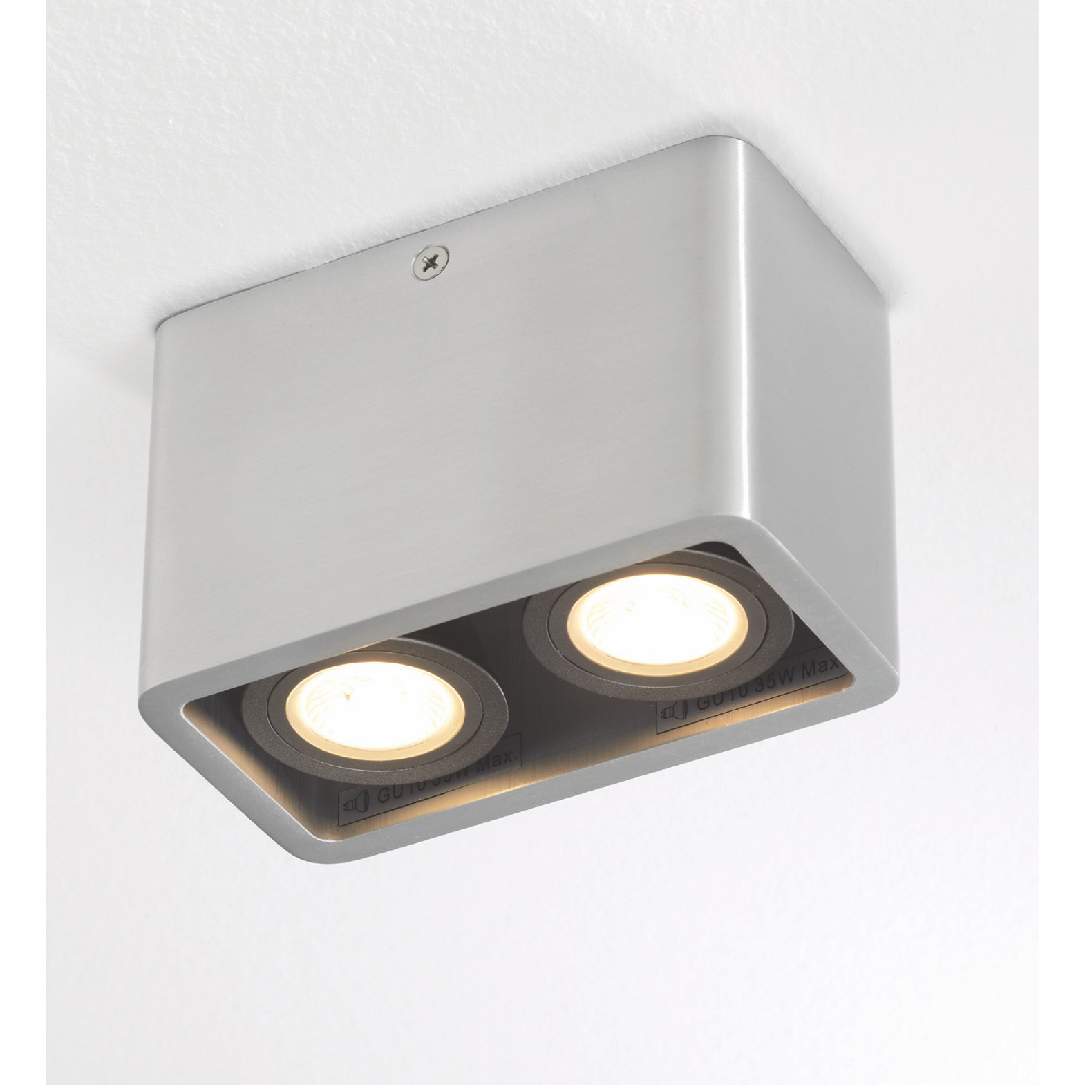Artdelight Bronx2 - spot en saillie 2L - x 8,5 cm - aluminium