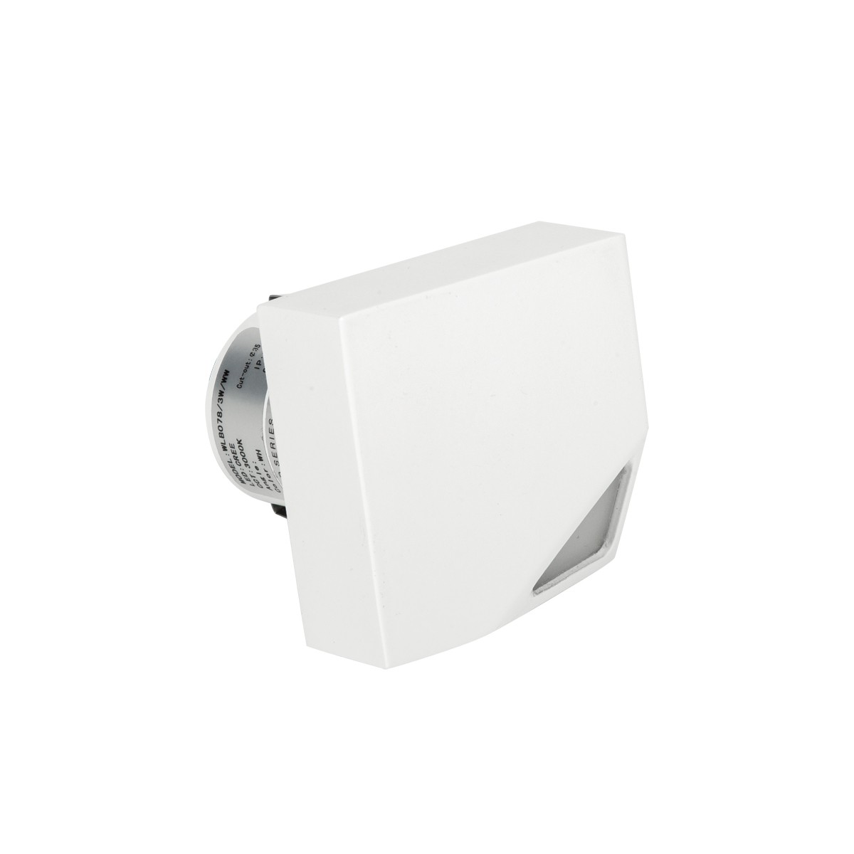 VK Lighting Nyta - applique murale - 4,9 x ,9 cm - 3W LED inclus - blanc