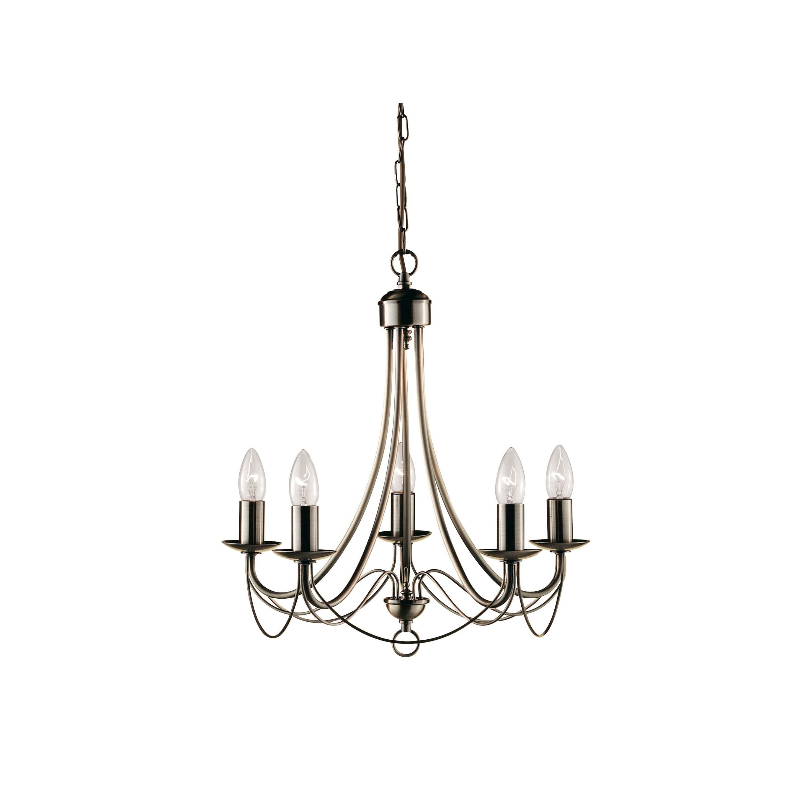 Searchlight Maypole - lustre - Ø cm - laiton antique
