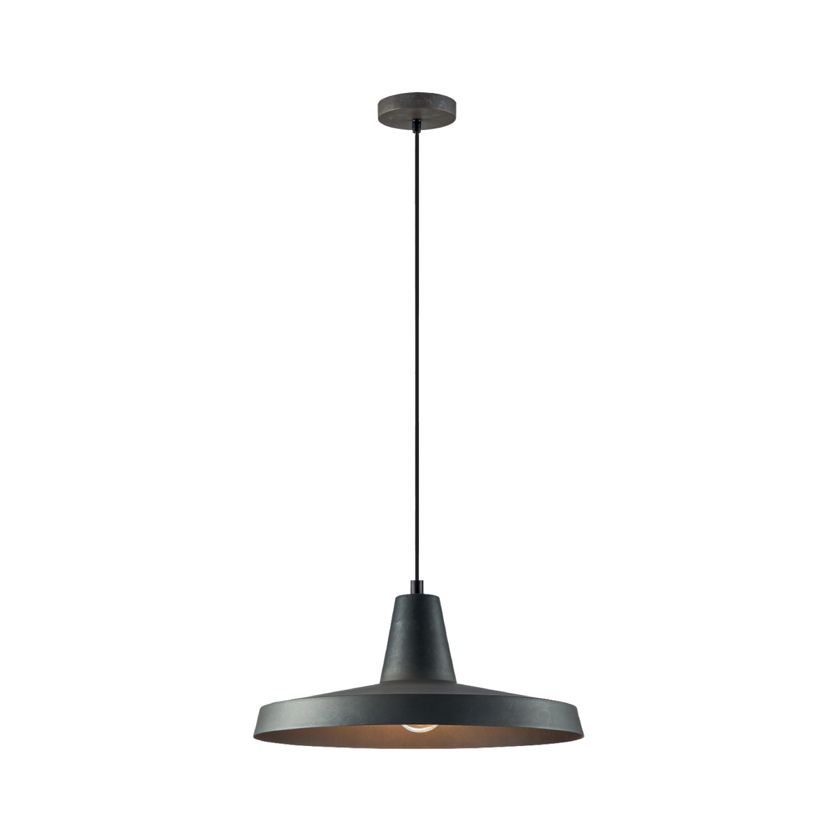 VK Lighting Sosta - lampe suspendue - Ø cm - gris foncé