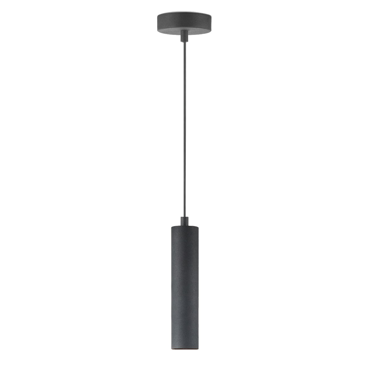 VK Lighting Antalasso - lampe suspendue - Ø 4,5 x - noir