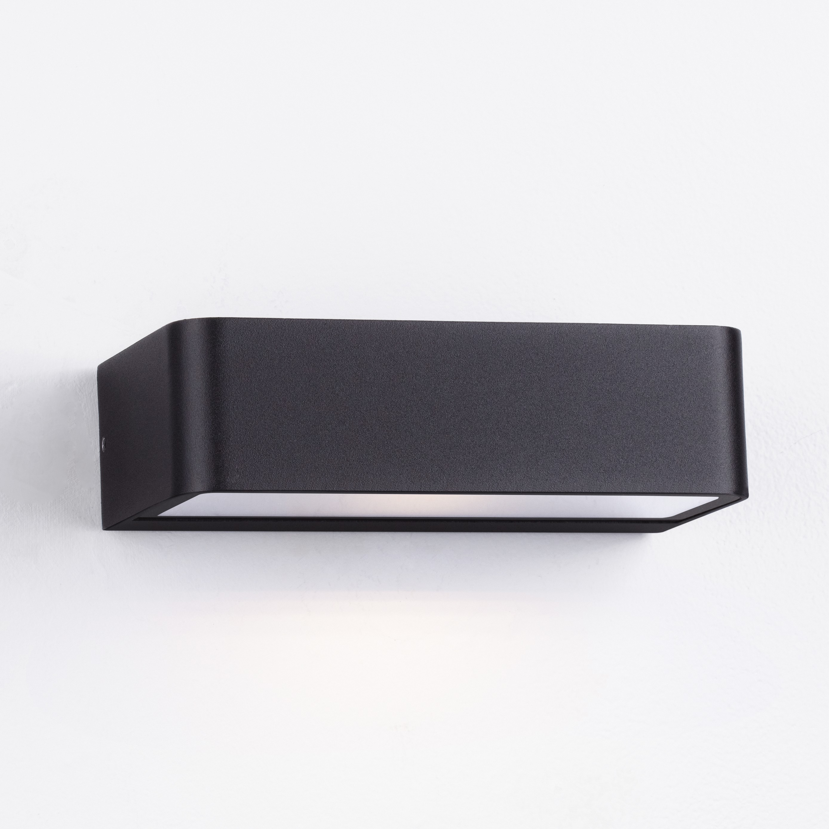 Nova Luce Videno - applique murale solaire extérieure - ,5 x 10,3 cm - 2W LED inclus - IP65 - anthracite foncé