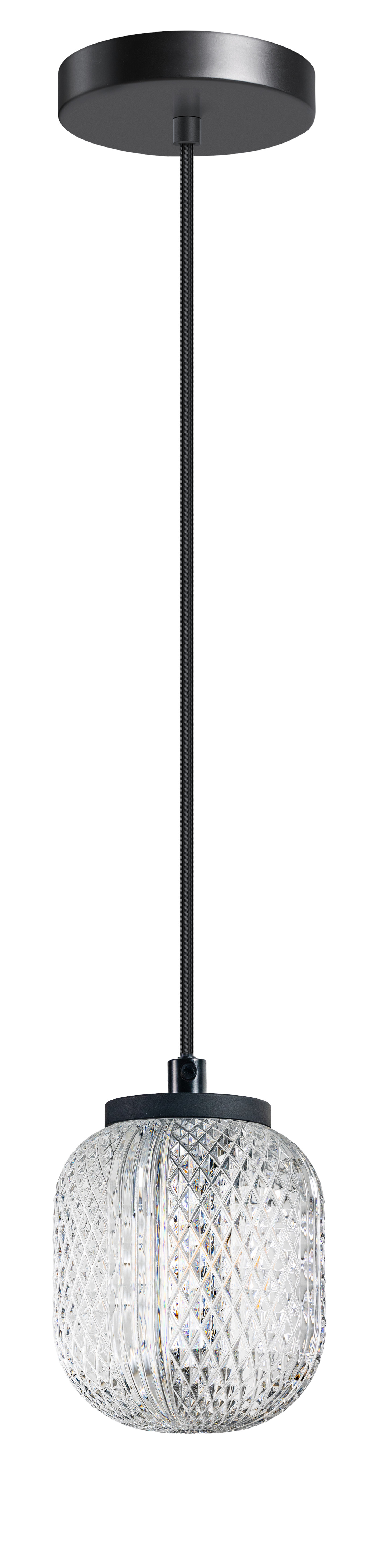 ETH Kristel - suspension - Ø cm - transparent et noir — vue 3