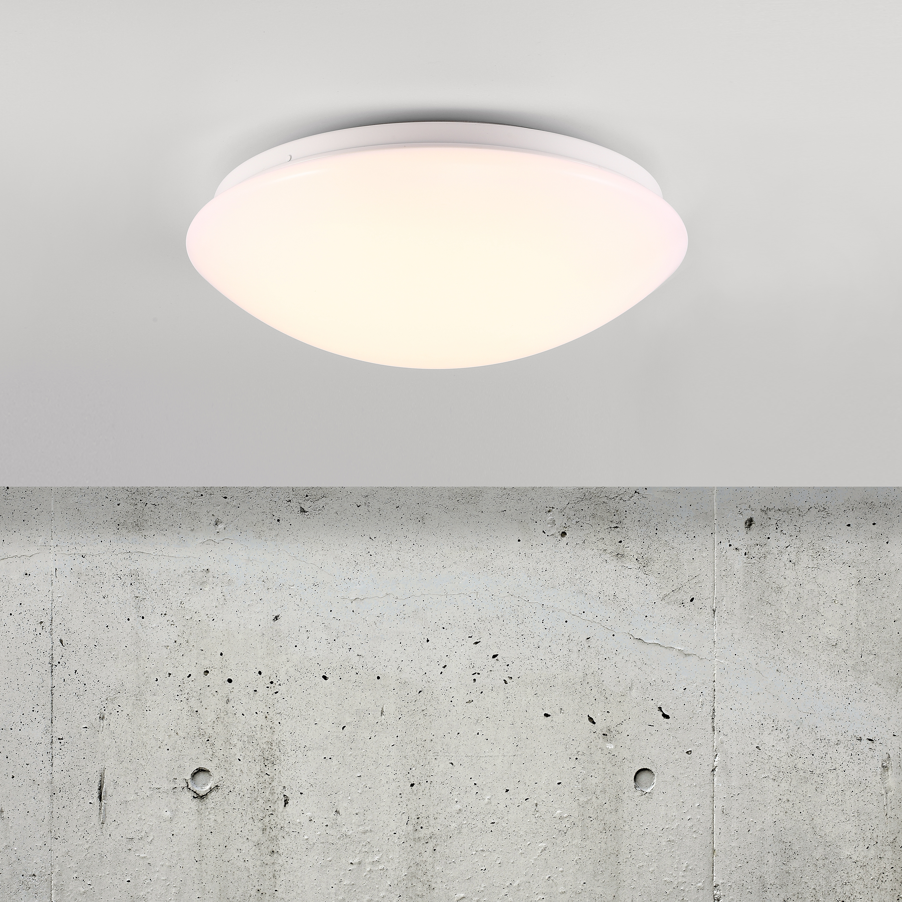 Nordlux Ask - plafonnier - Ø - 12W LED inclus - IP44 - blanc