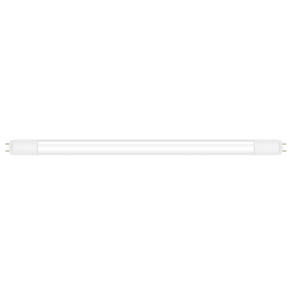 VK Lighting Tube fluorescent T8 LED - Ø 2,6 x - G13 - 14W - non-dimmable - 3000K - alimentation double extrémité