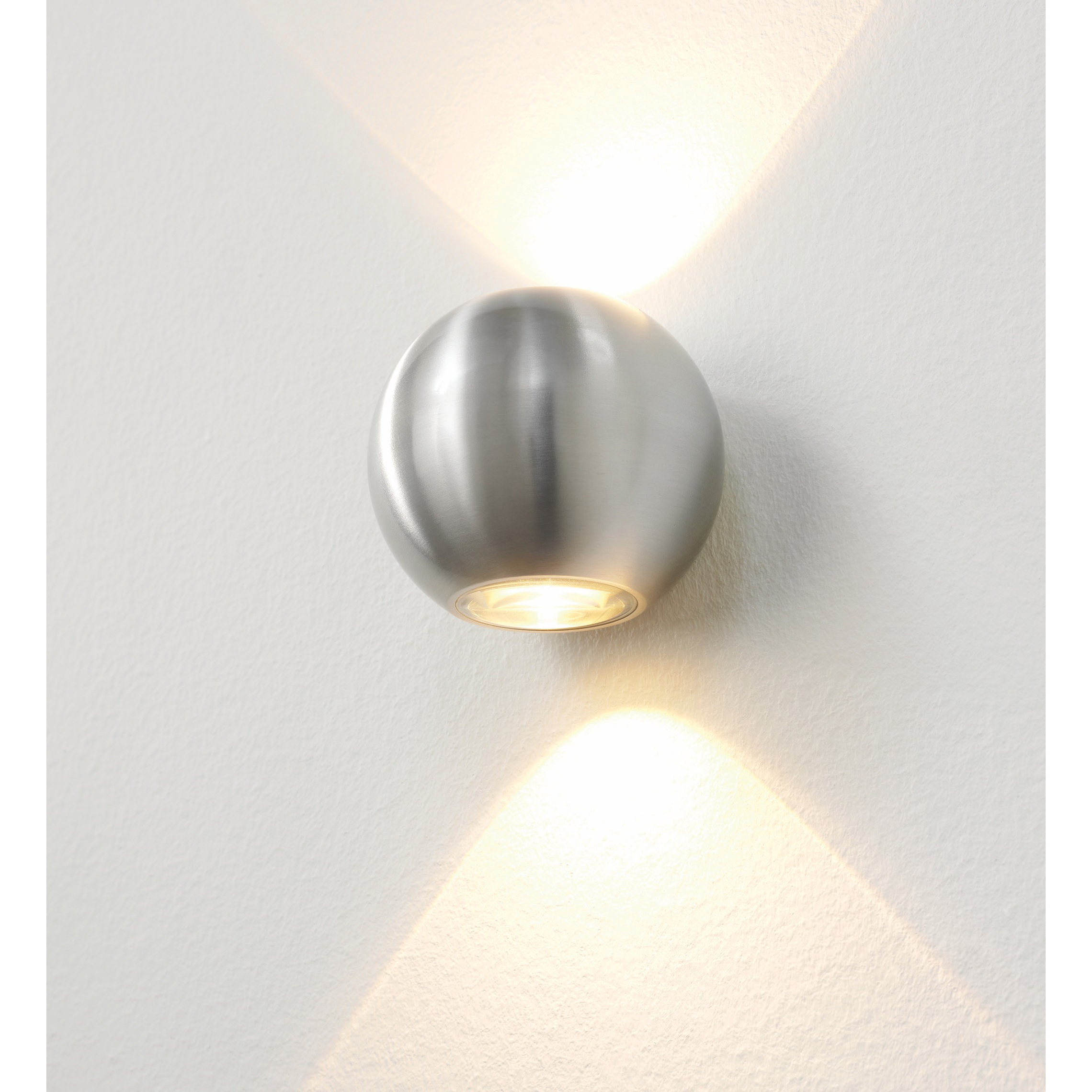 Artdelight Denver - applique murale extérieure - Ø - W LED dimmable inclus - IP54 - aluminium