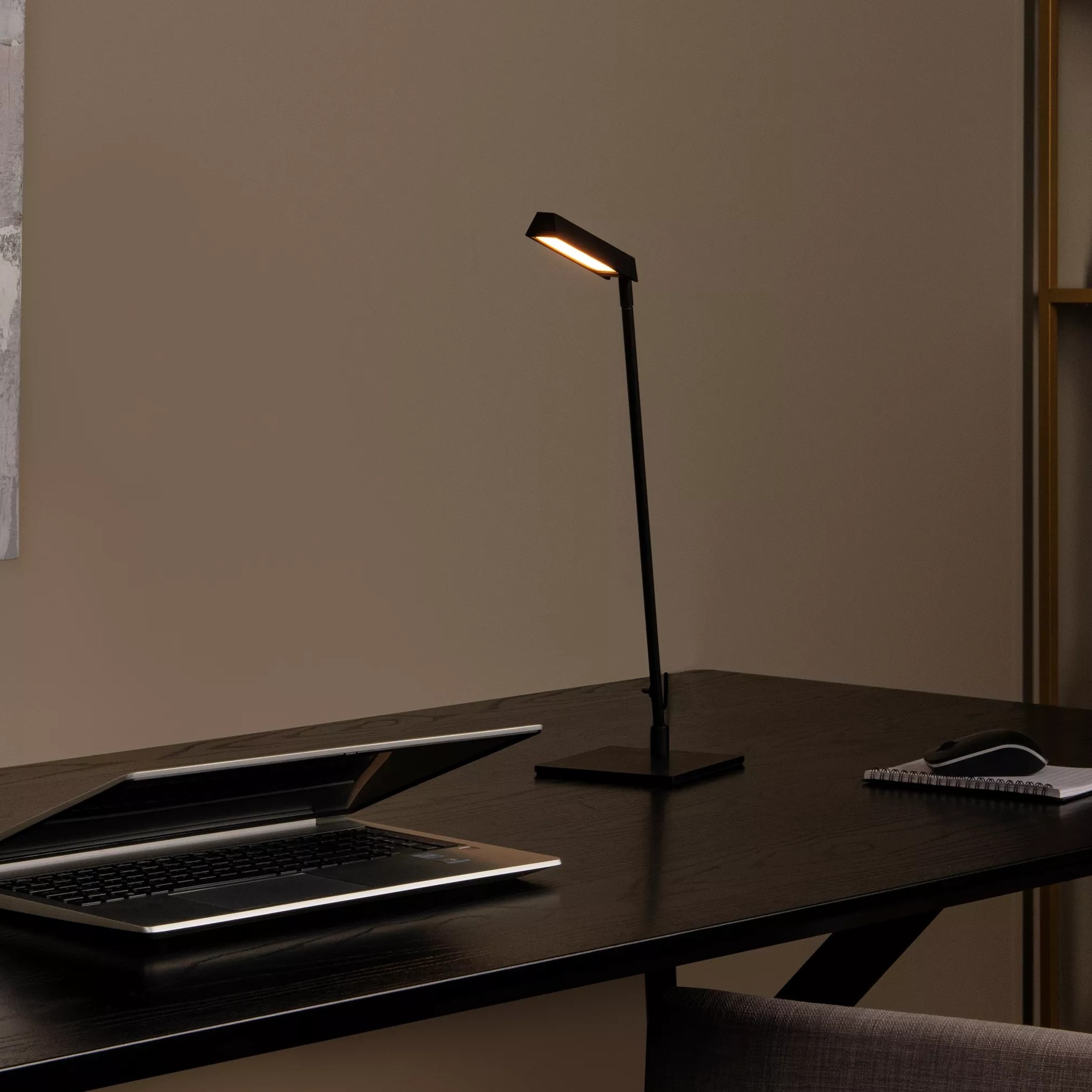 Lucide Lavale - lampe à poser - 27,2 x ,3 cm - 3W LED avec fonction dimming inclus - noir