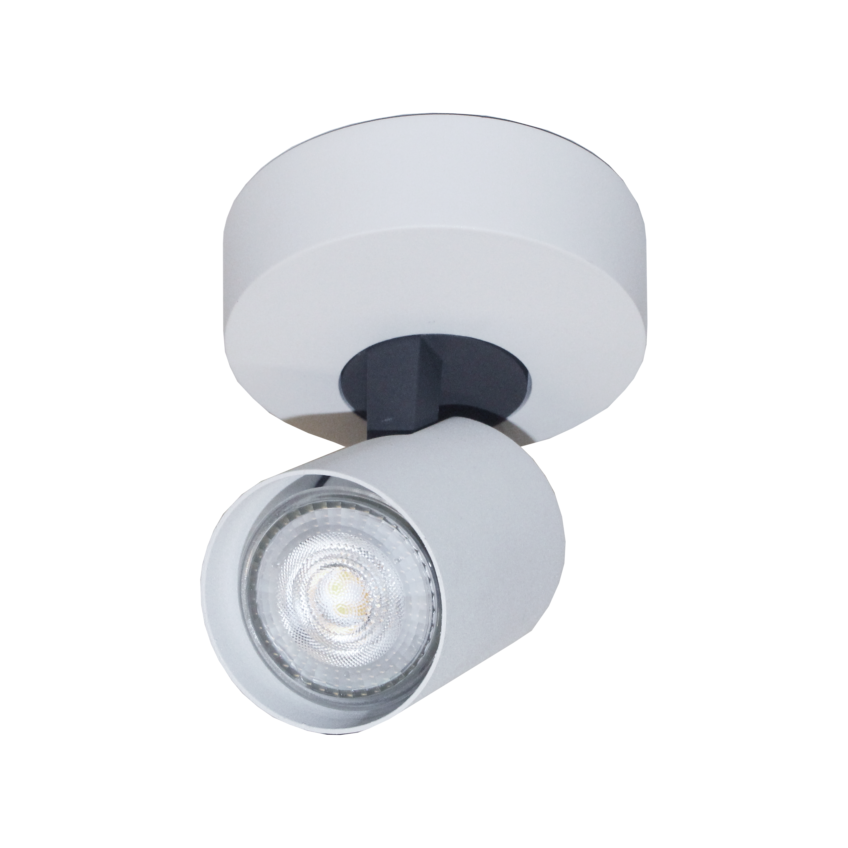 Artdelight Vivaro - spot en saillie 1L - Ø 10,2 x - blanc et anthracite