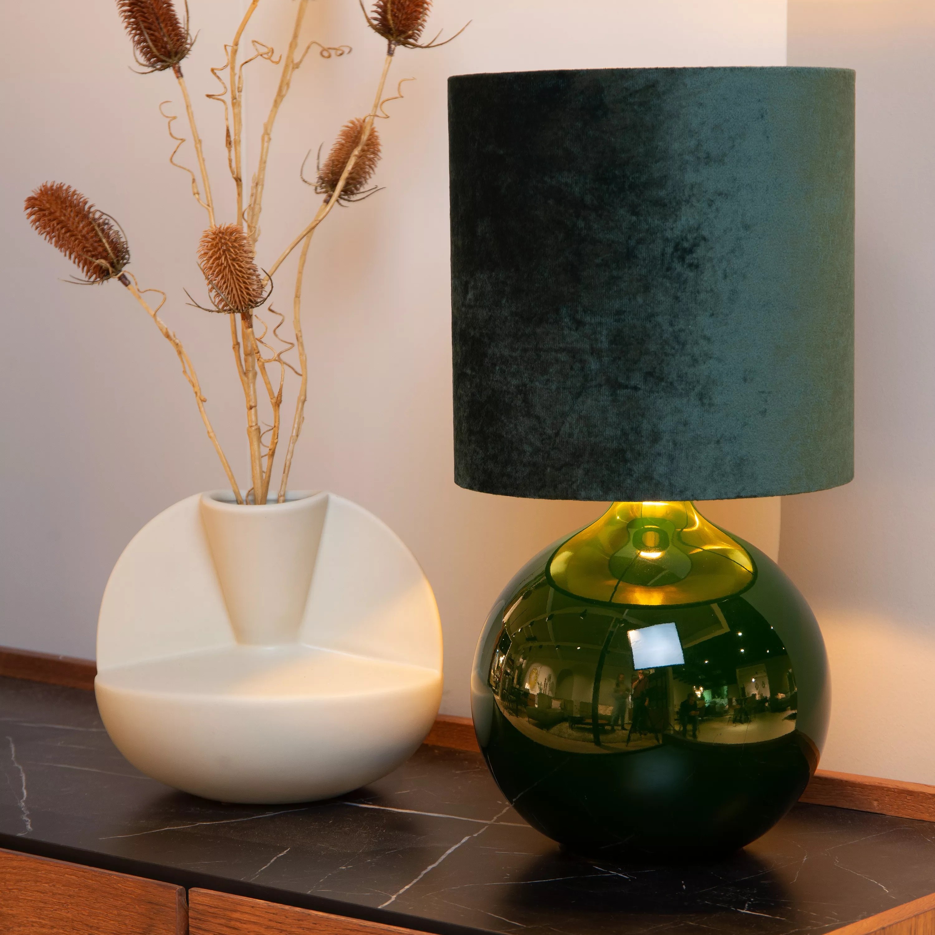Lucide Esterad - lampe à poser - Ø ,5 cm - vert