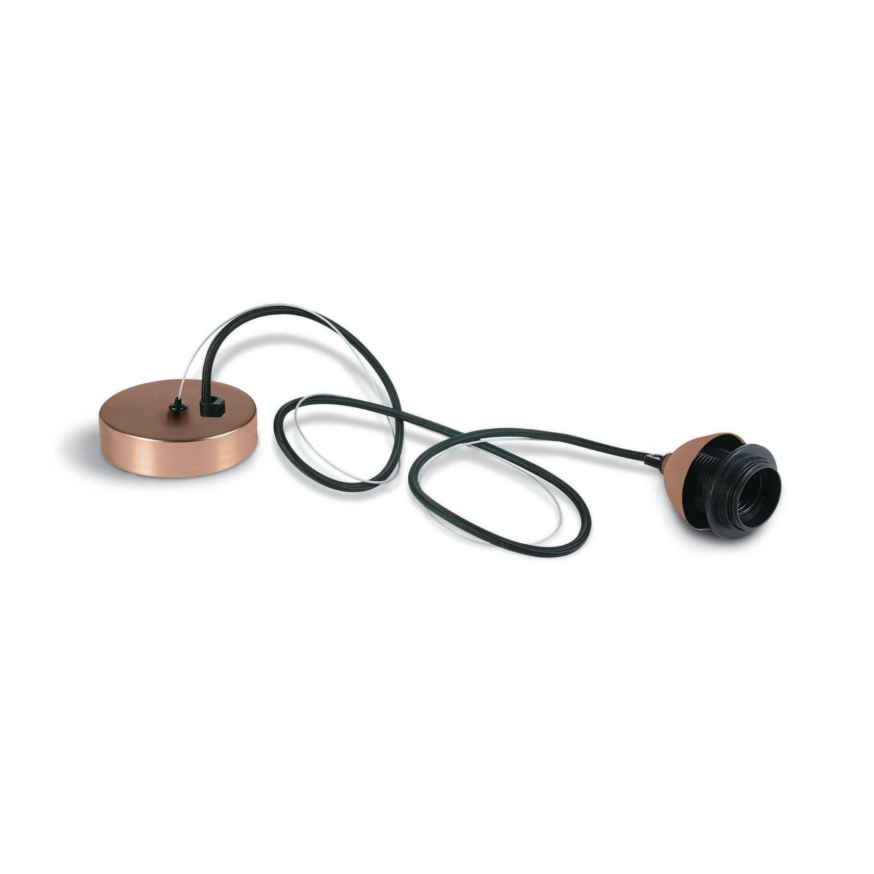 ONE Light E27 Pendant Kit - lampe suspendue - Ø cm - cuivre