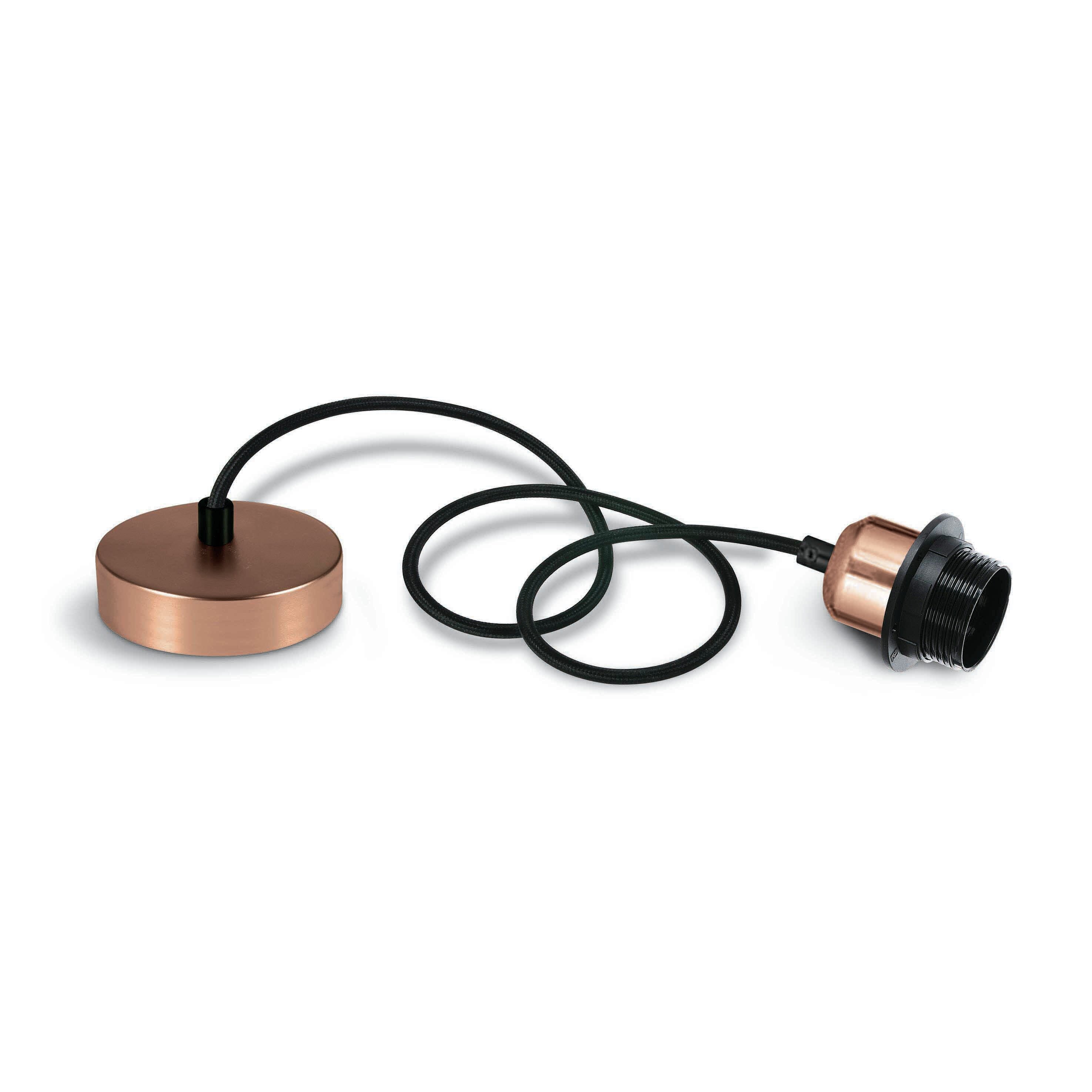 ONE Light E27 Pendant Kit - lampe suspendue - Ø cm - cuivre