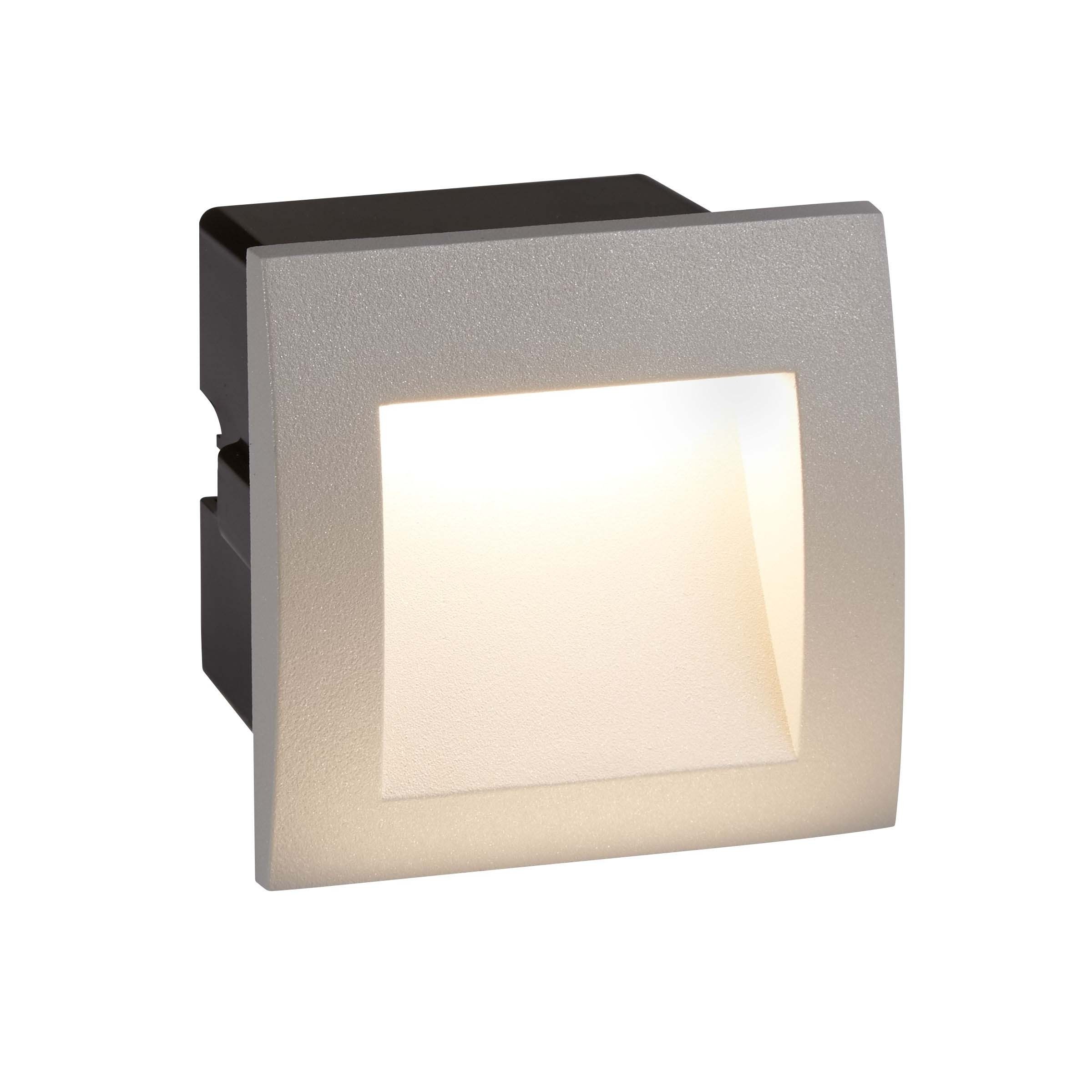 Searchlight Ankle - applique encastrée - x 8 cm - 1W LED inclus - IP65 - gris